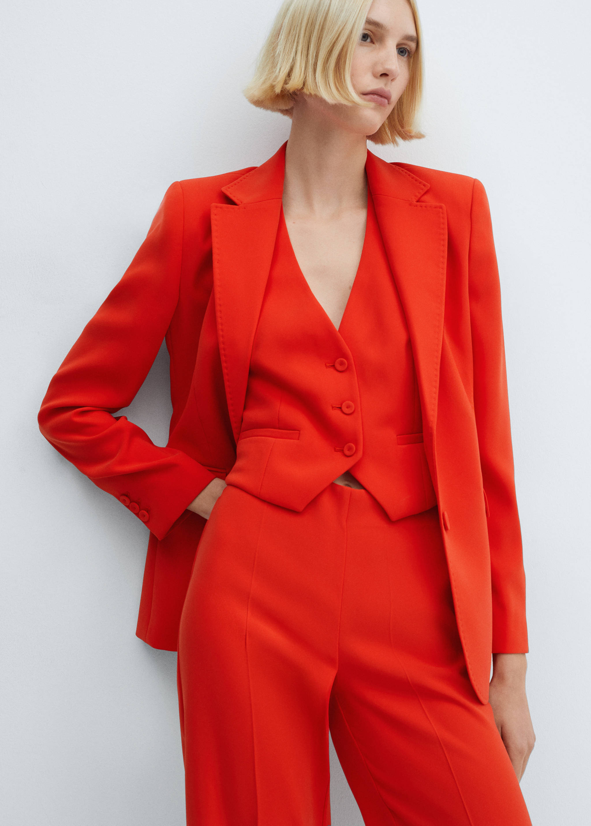 Костюмные брюки wideleg - Деталь изделия 1