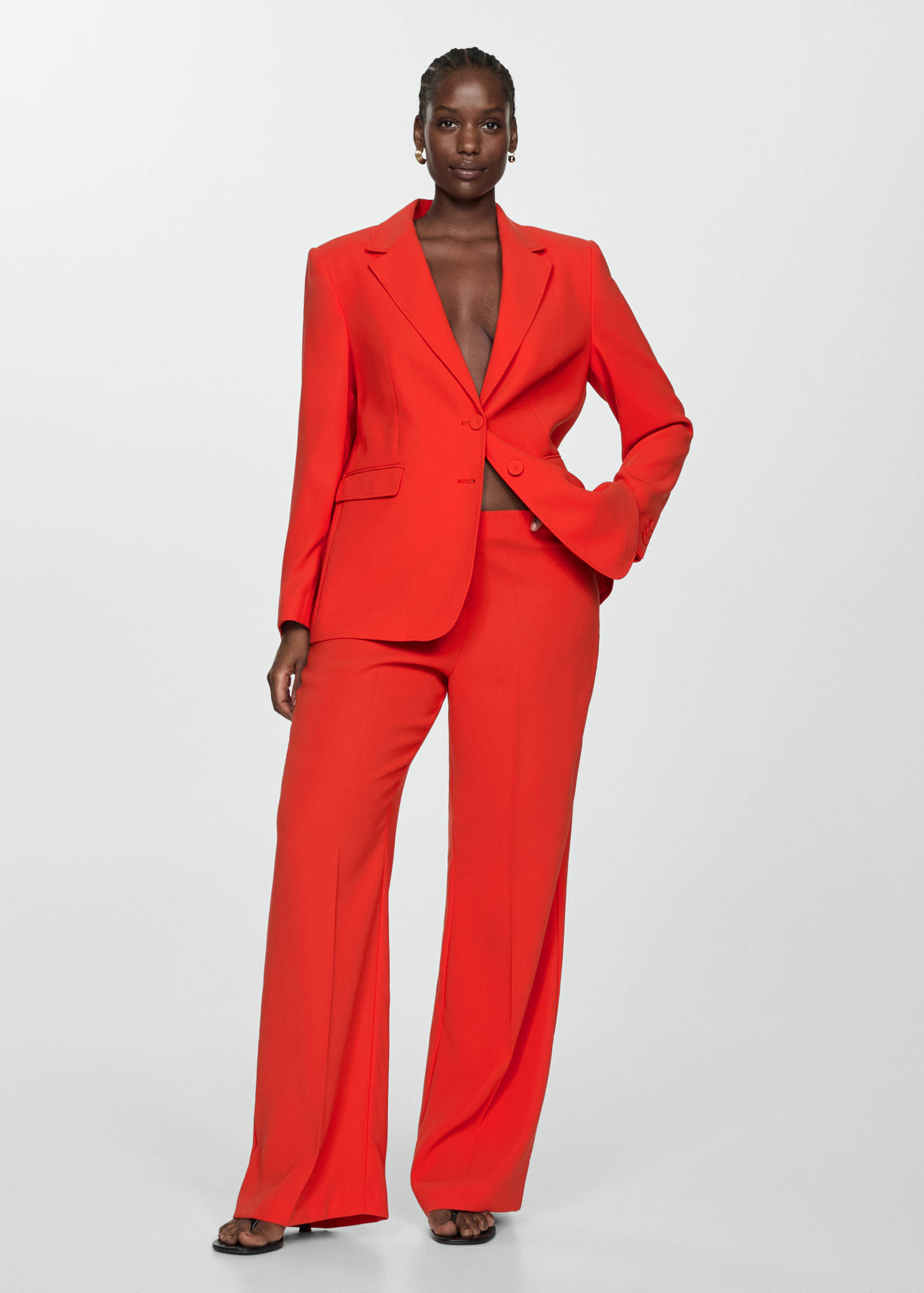 Костюмные брюки wideleg - Деталь изделия 3