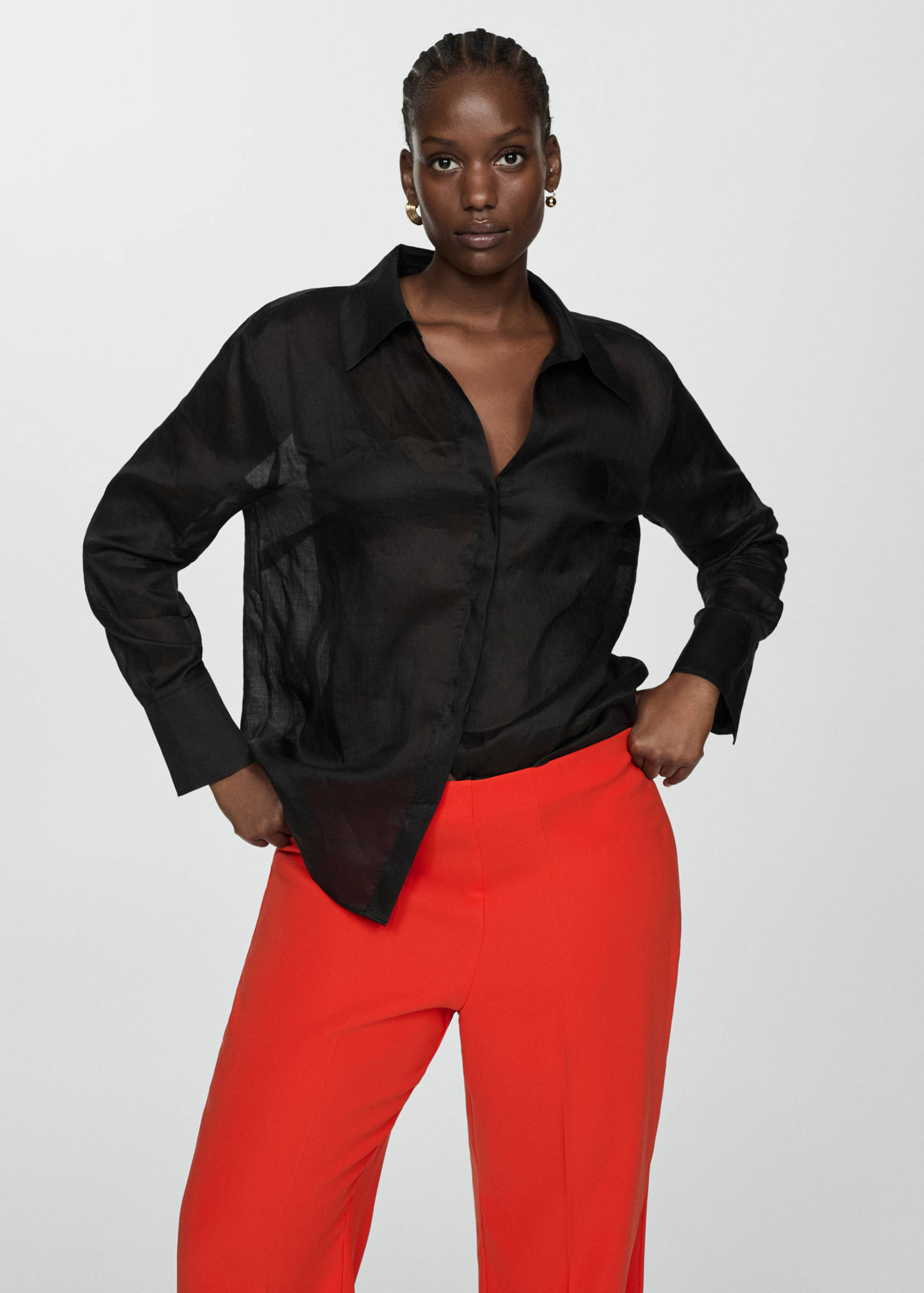 Костюмные брюки wideleg - Деталь изделия 5