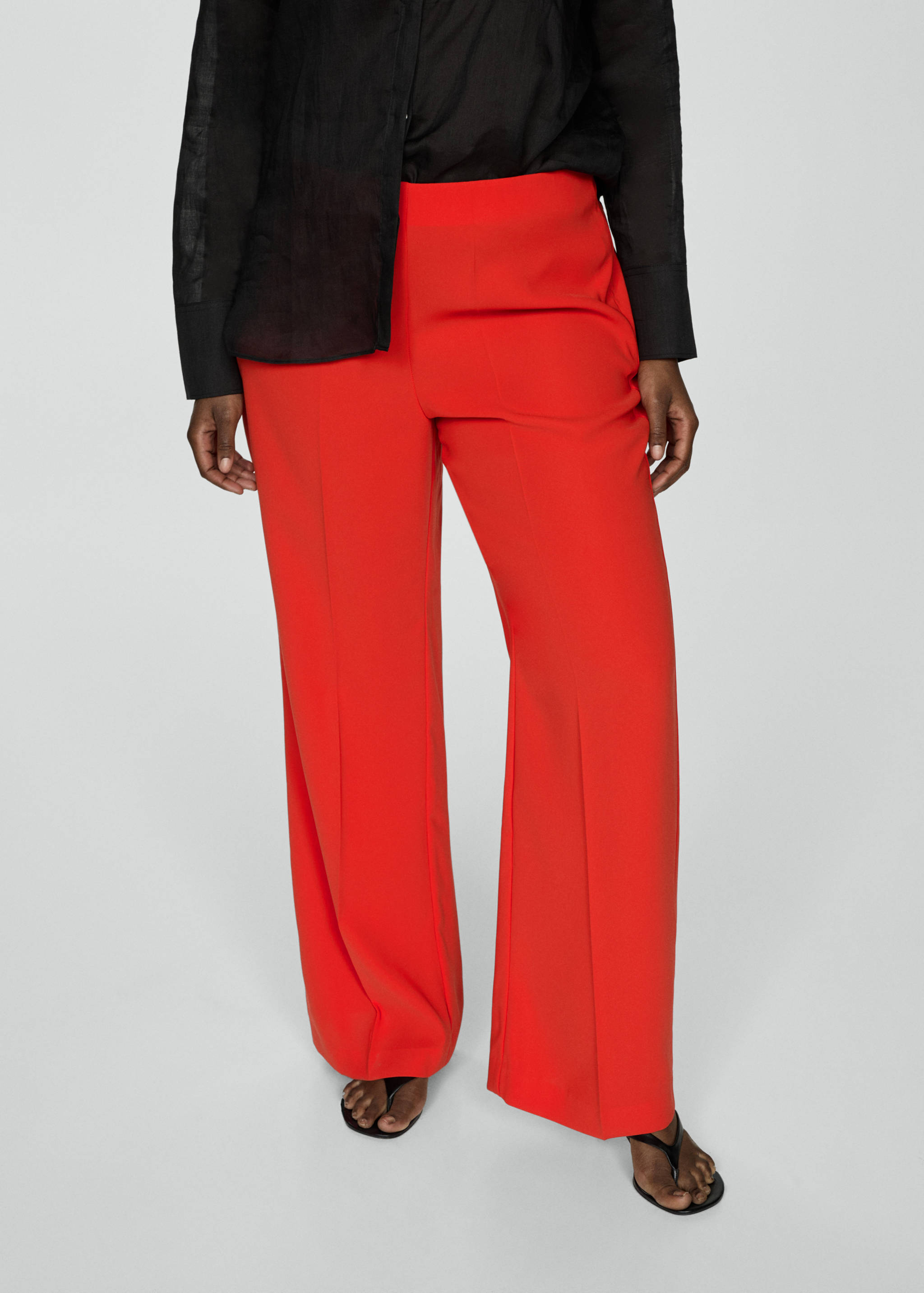 Костюмные брюки wideleg - Деталь изделия 4