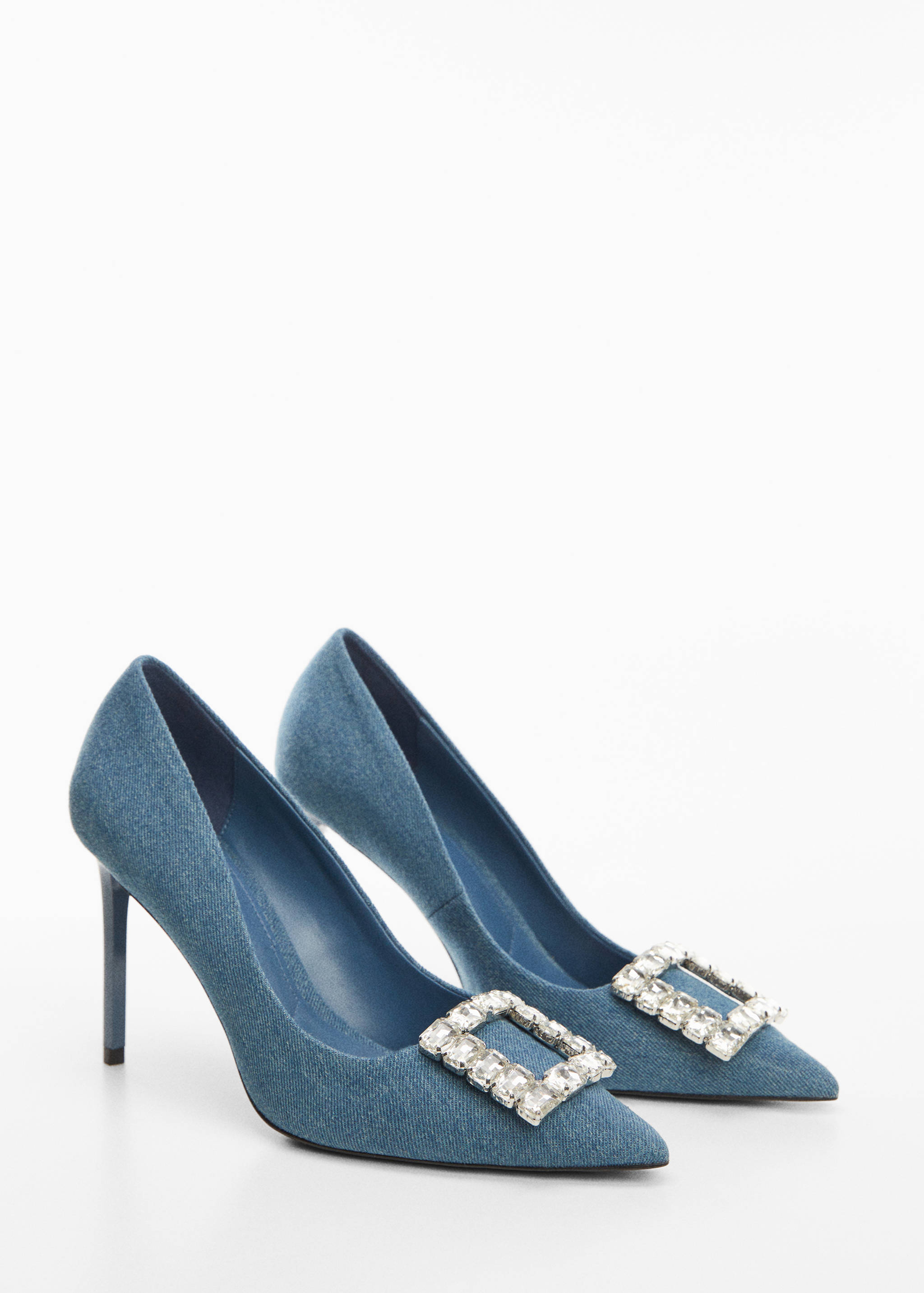 Jewel denim shoe - Medium plane
