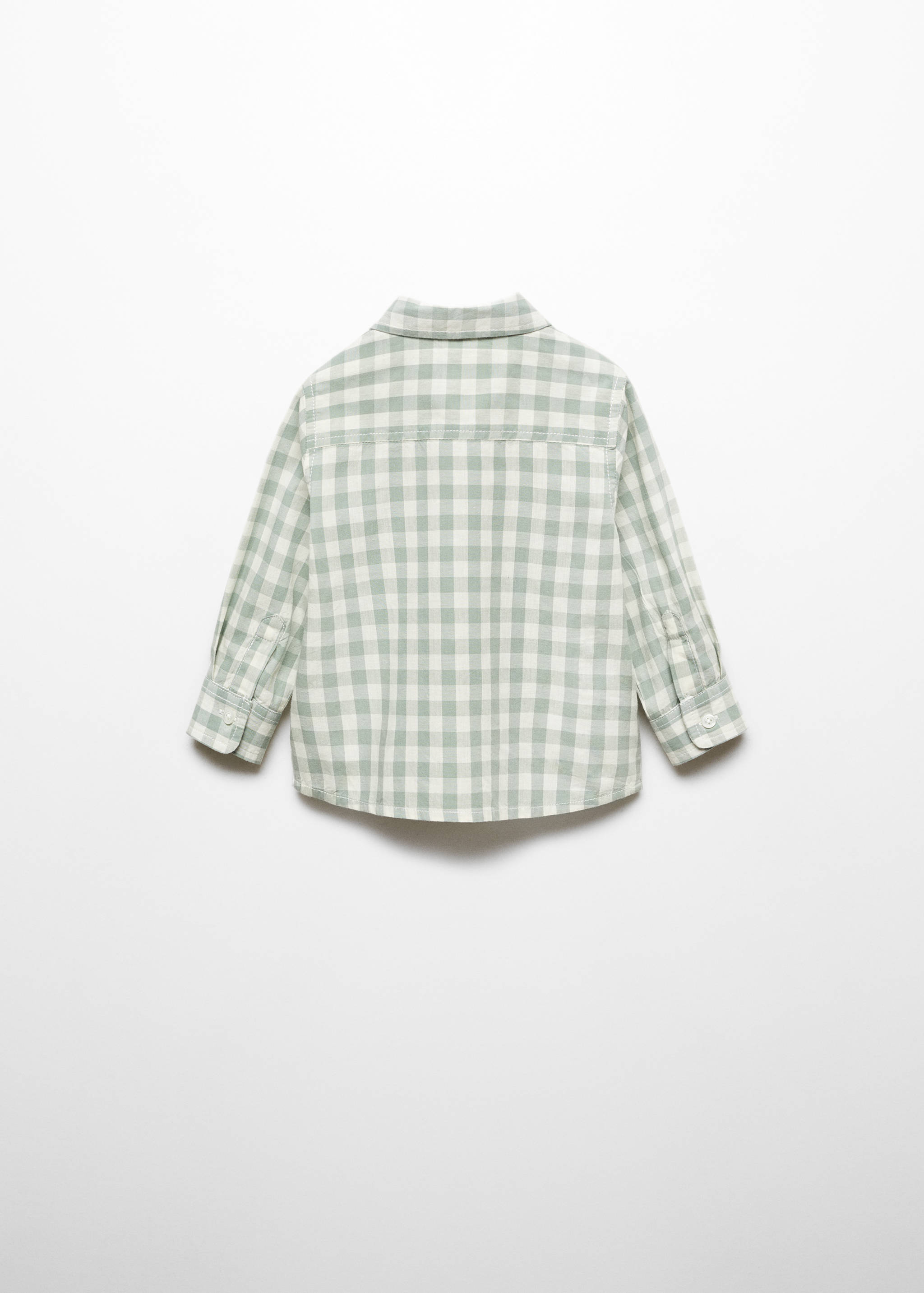 Chemise coton vichy - Verso de l’article