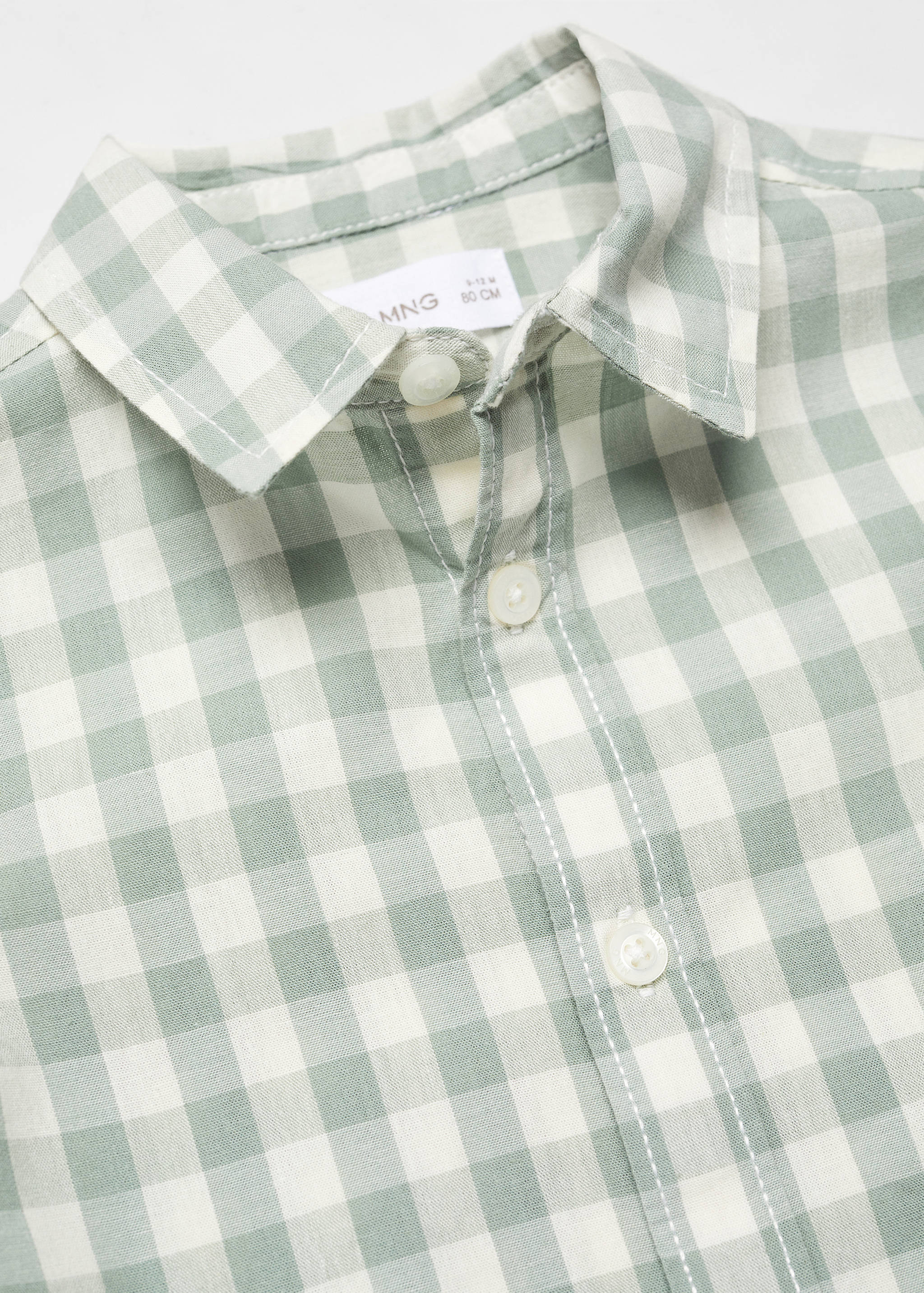 Chemise coton vichy - Détail de l'article 0