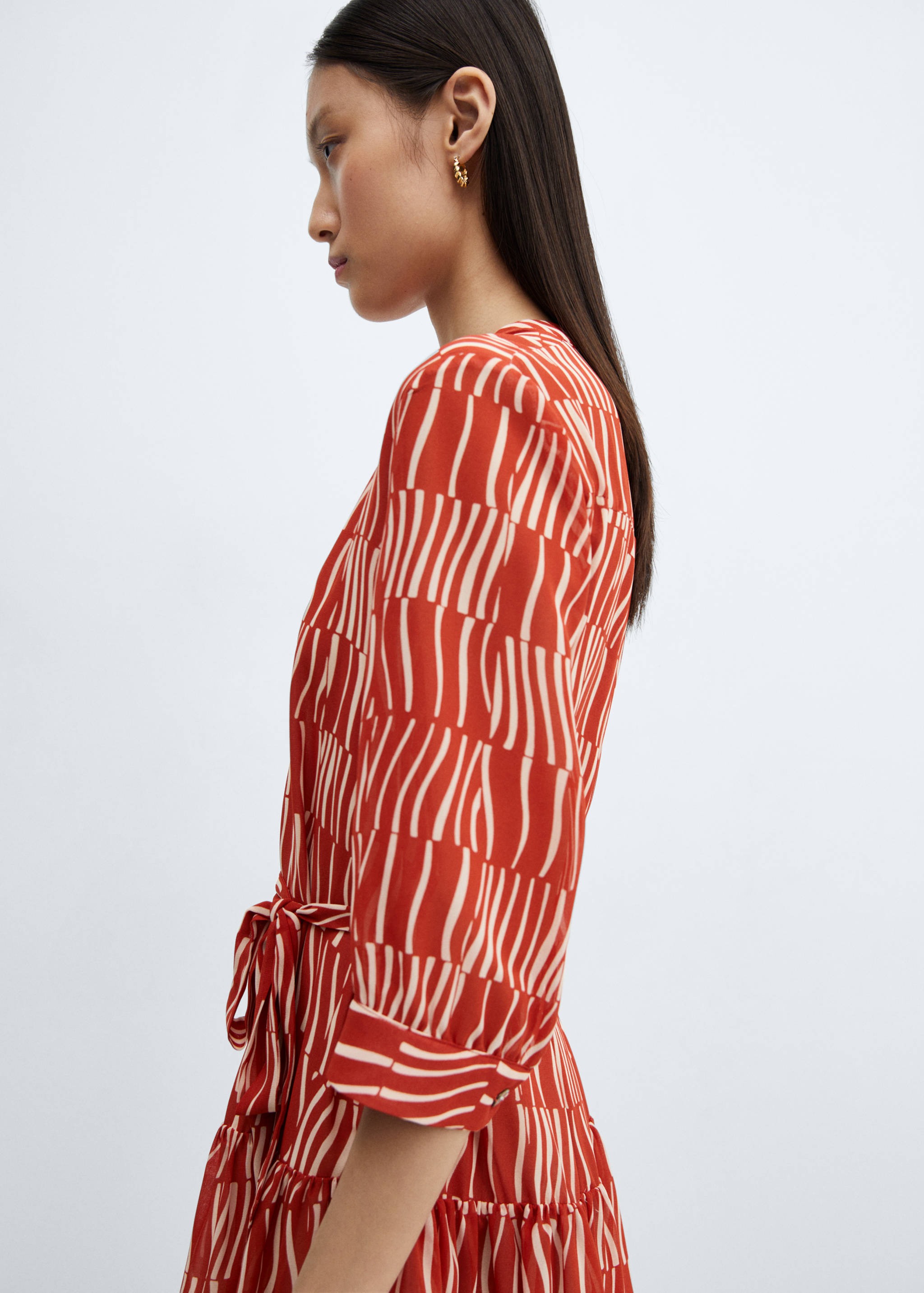 Vestido estampado lazo - Detalle del artículo 6
