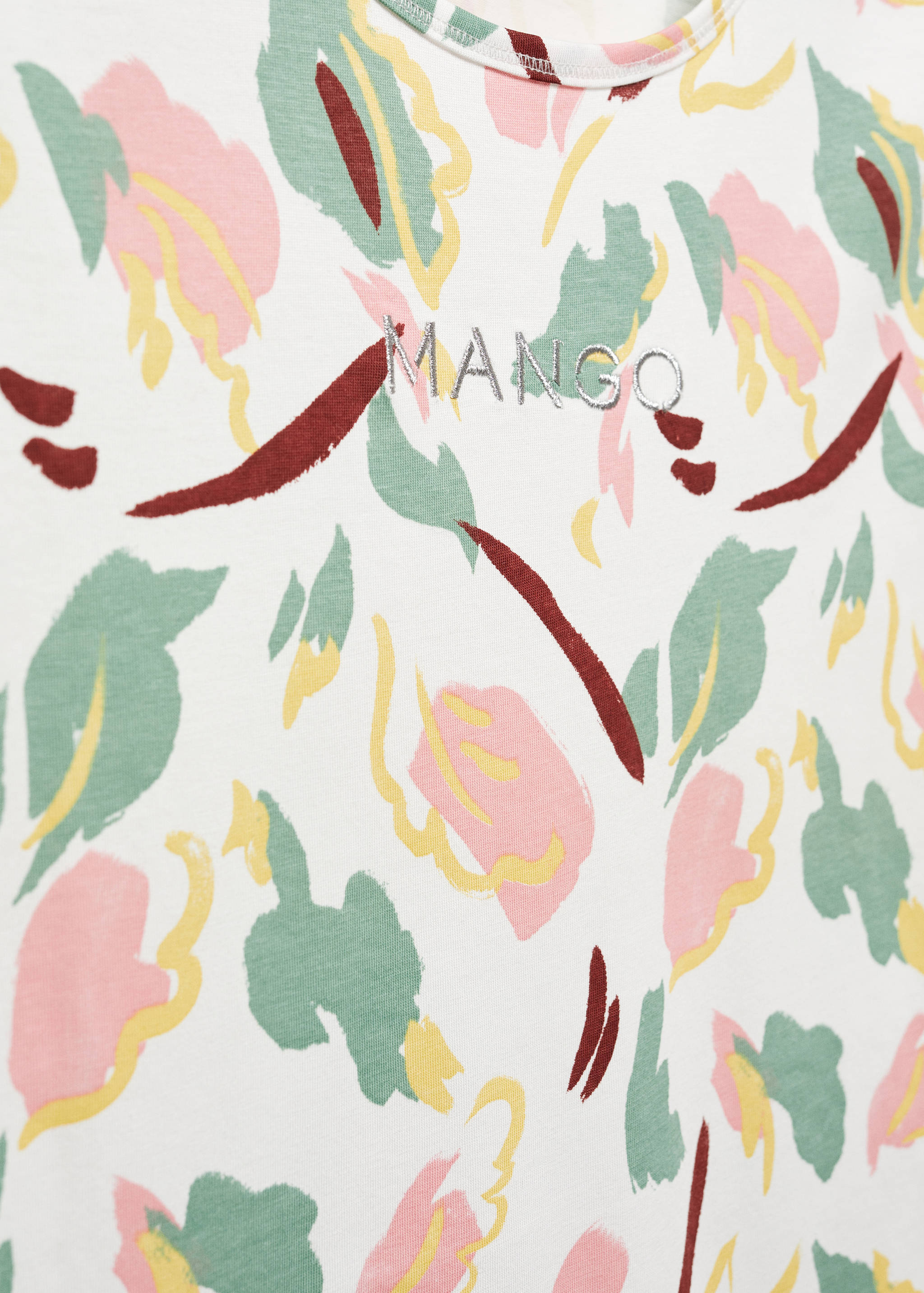 Camiseta estampada logo bordado - Detalle del artículo 8