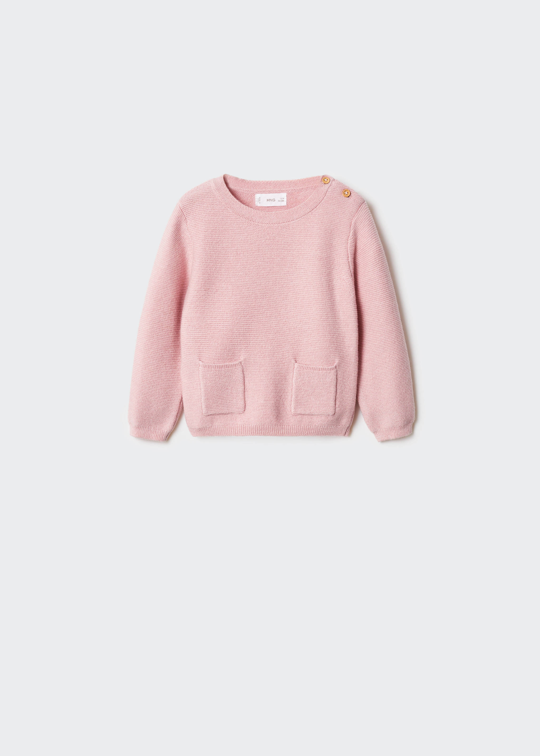 Knit pockets sweater - Article without model