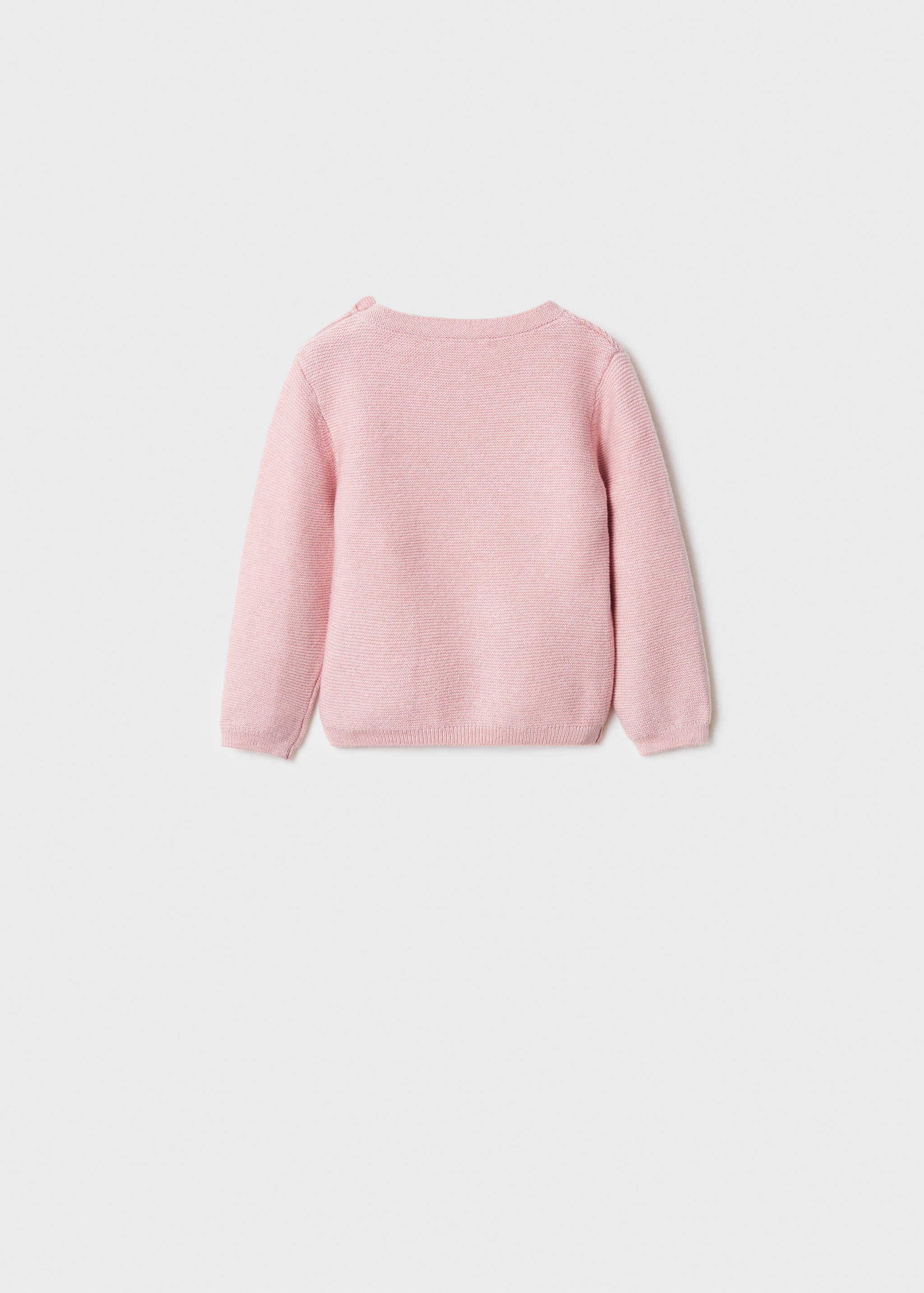 Knit pockets sweater - Reverse of the article
