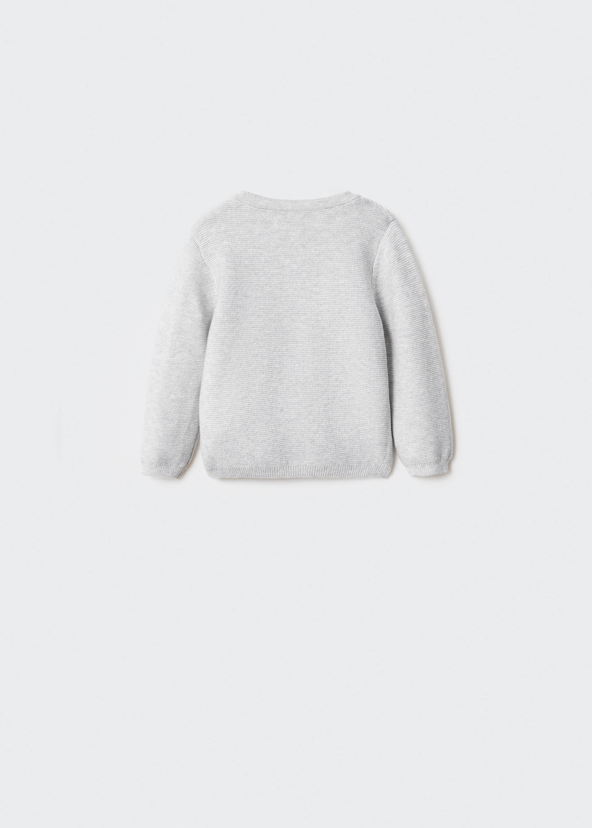 Knit pockets sweater - Reverse of the article