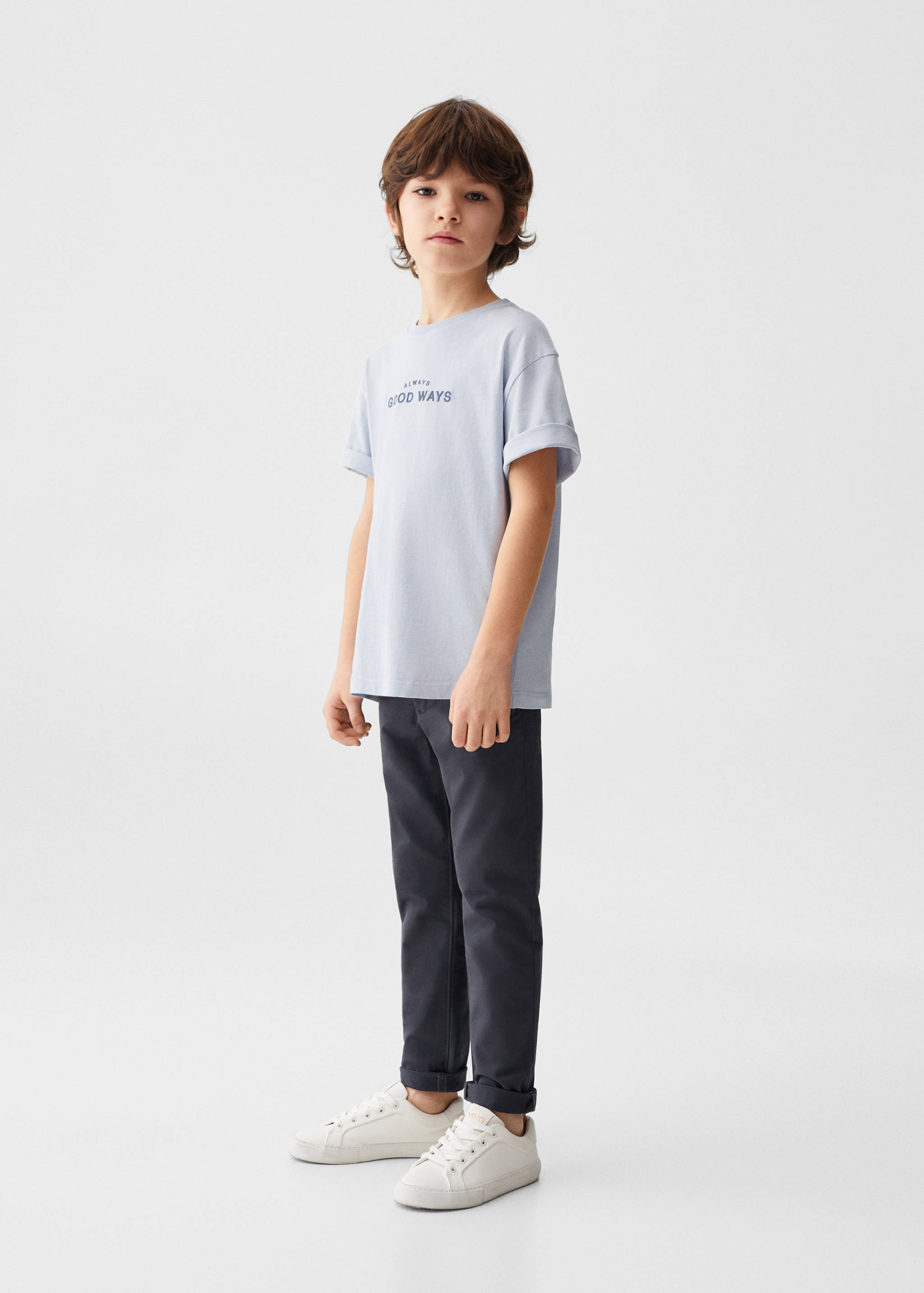 Printed message T-shirt - General plane