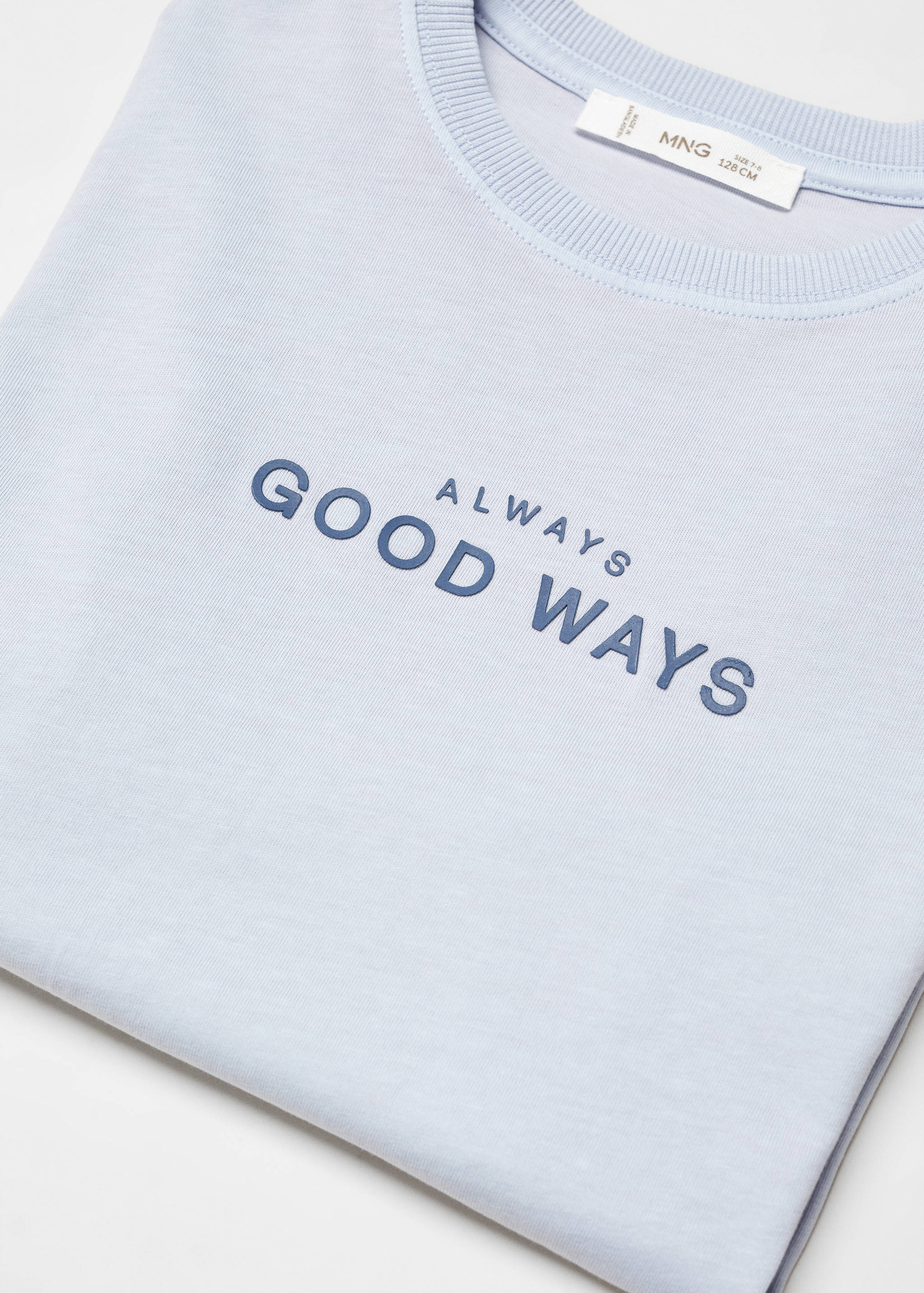 Printed message T-shirt - Details of the article 8