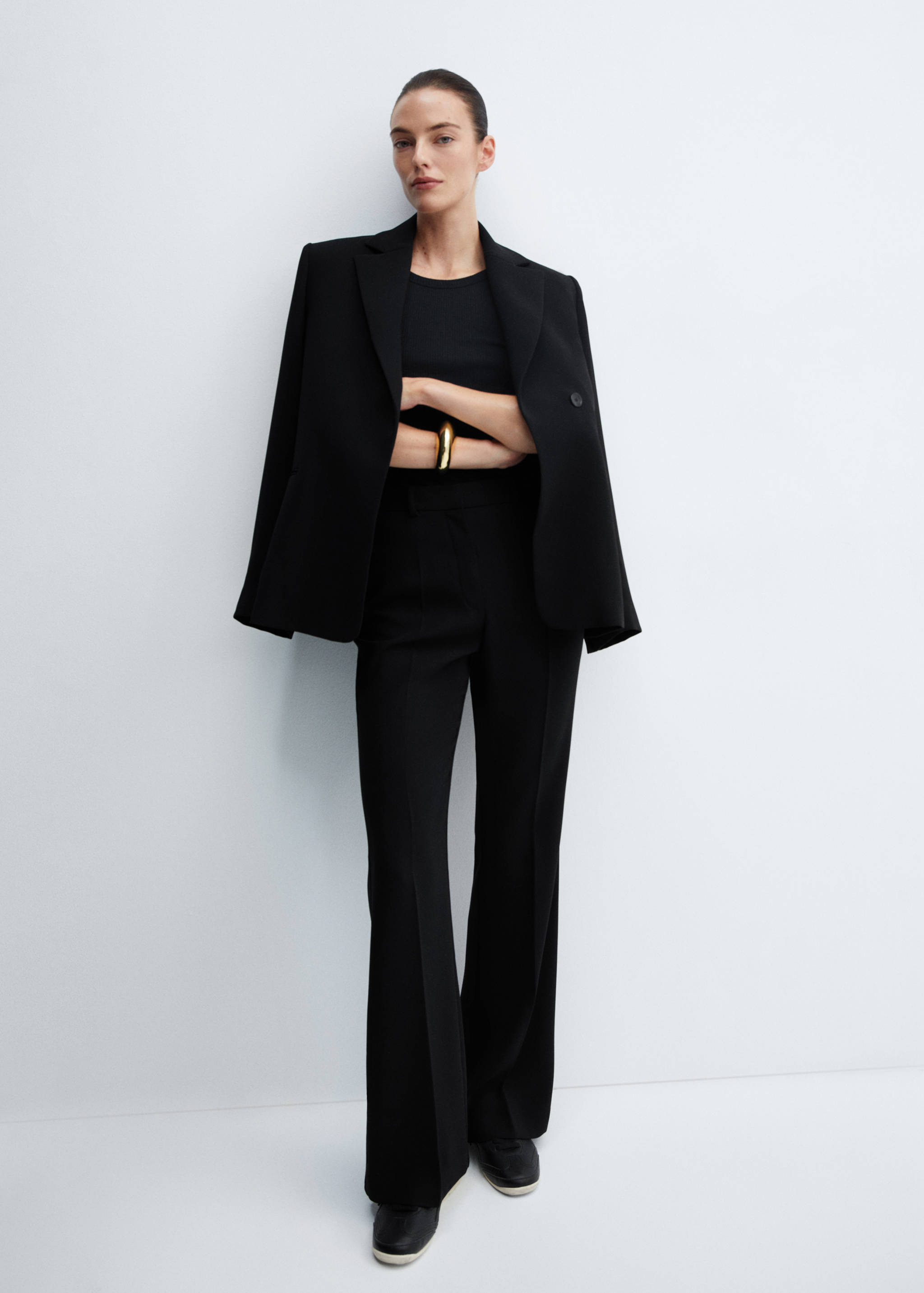Flared suit trousers - Details of the article 2