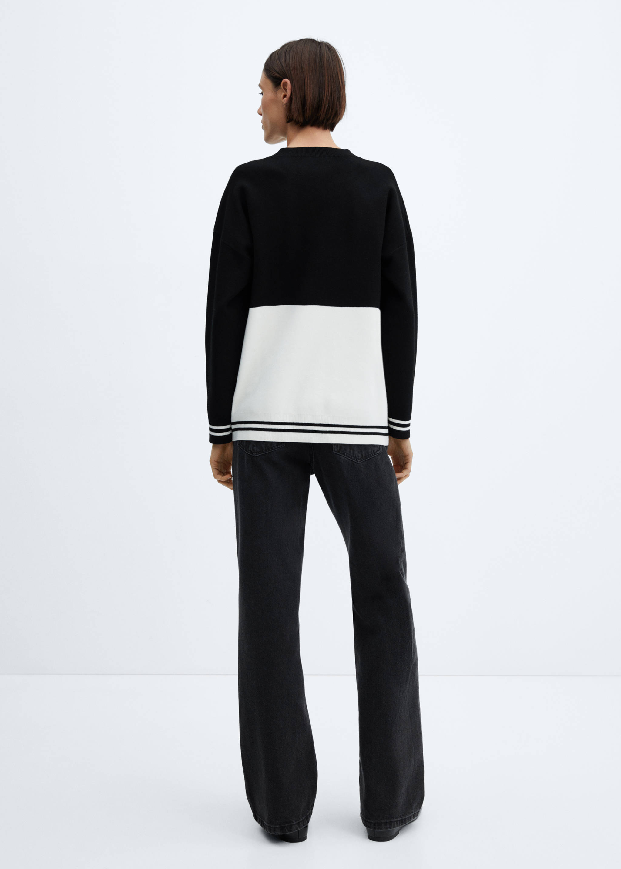 Jersey bicolor punto - Reverso del artículo