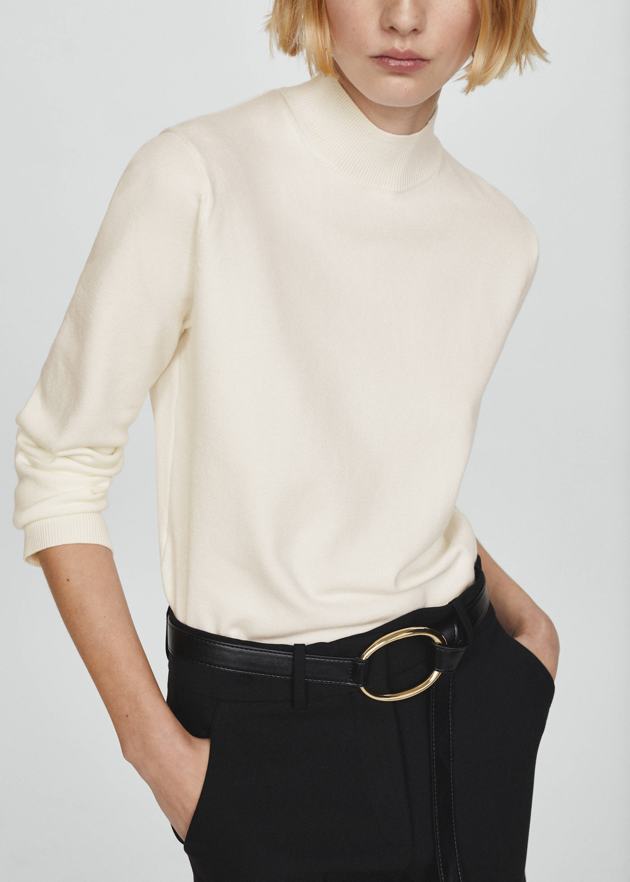 Jersey punto cuello perkins - Plano medio