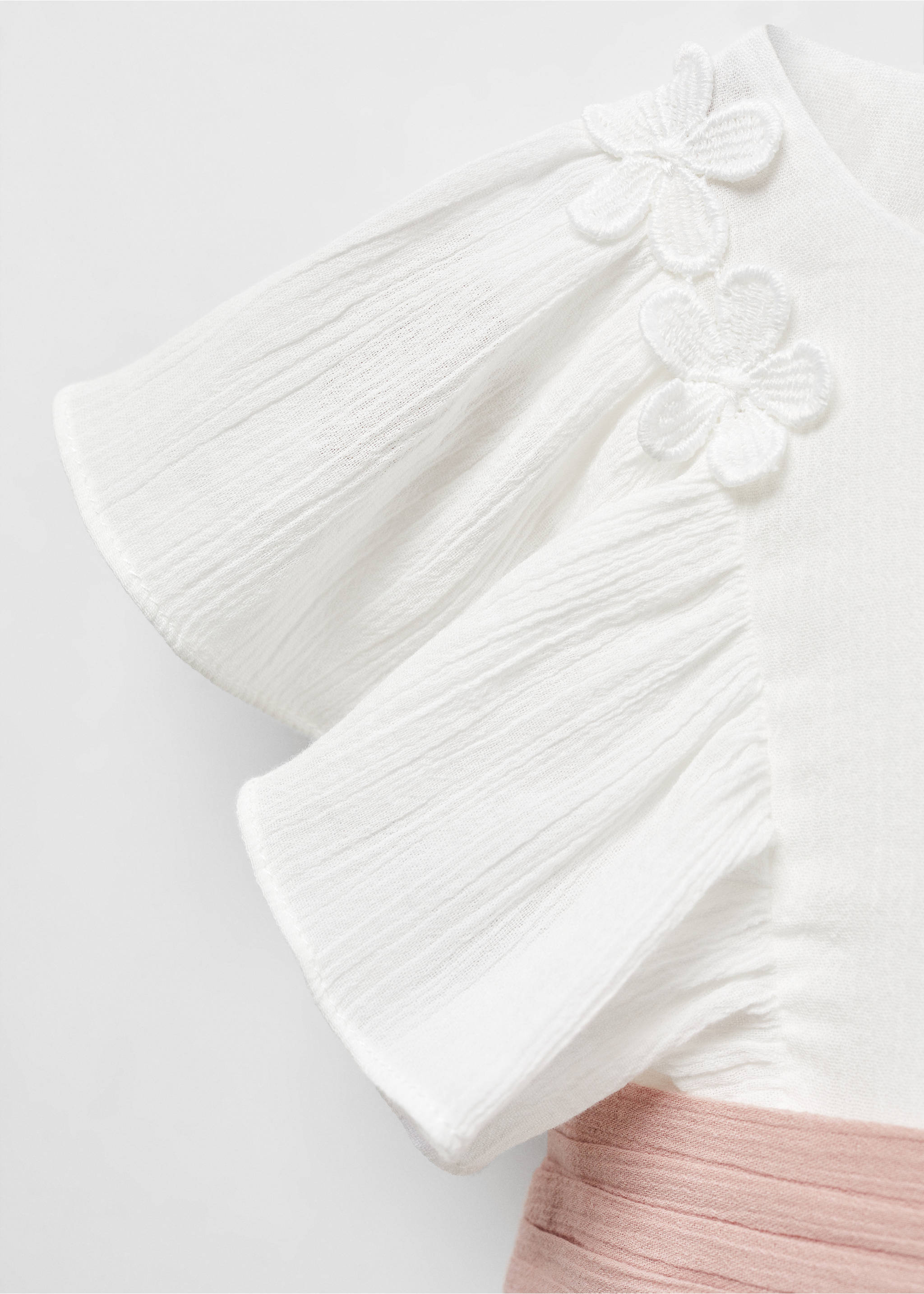 Bambula flower dress - Details of the article 8, Off White. Ref: 67023694-00.