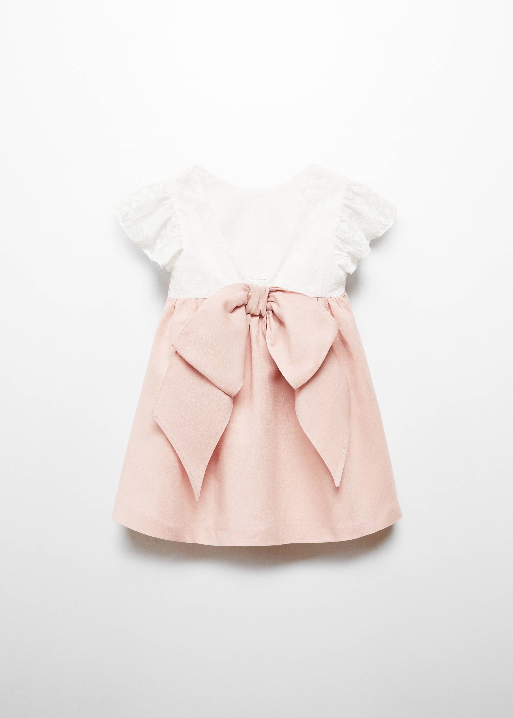 Robe brodée nœud - Verso de l’article