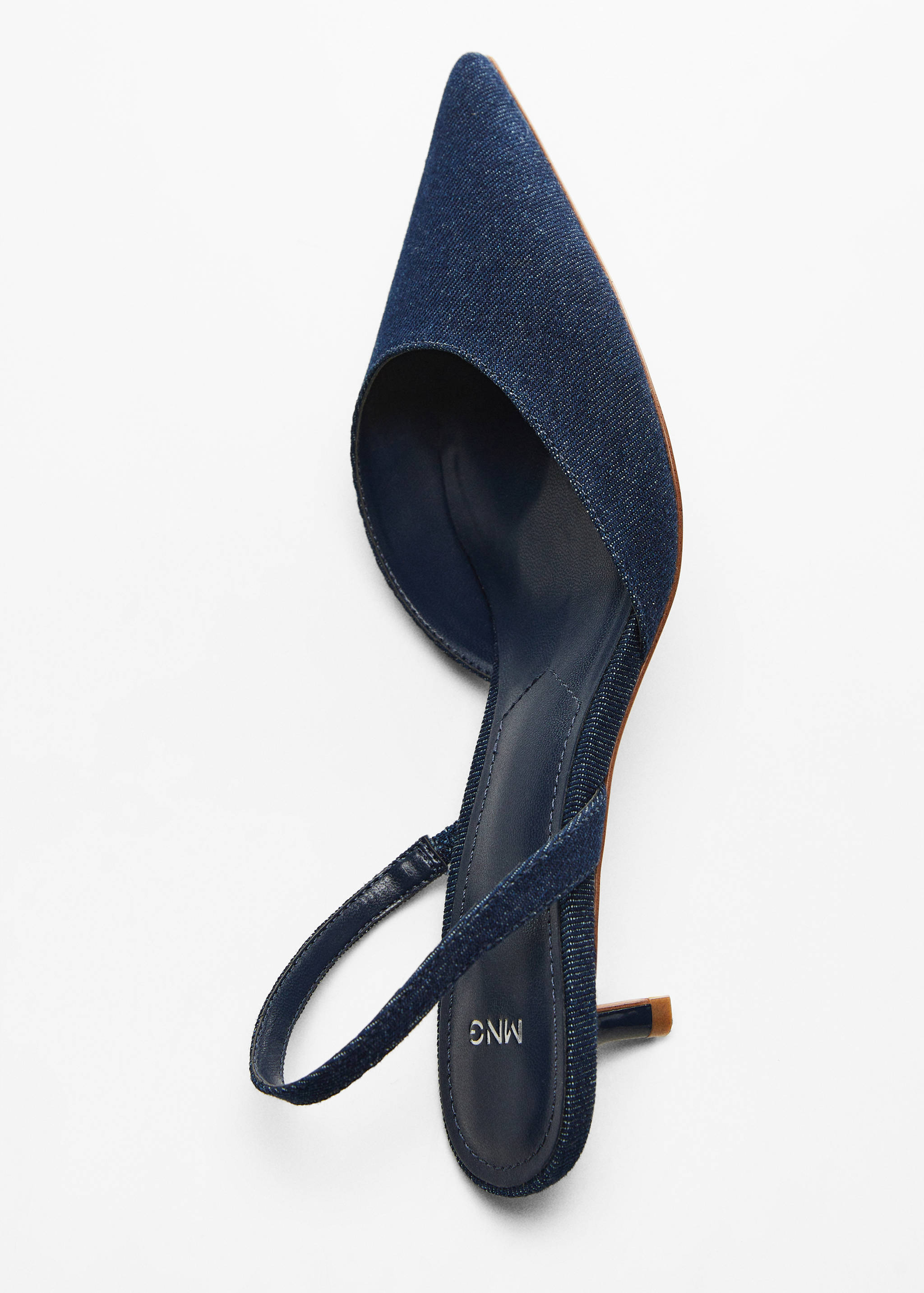 Denim sling back shoes - Details of the article 5