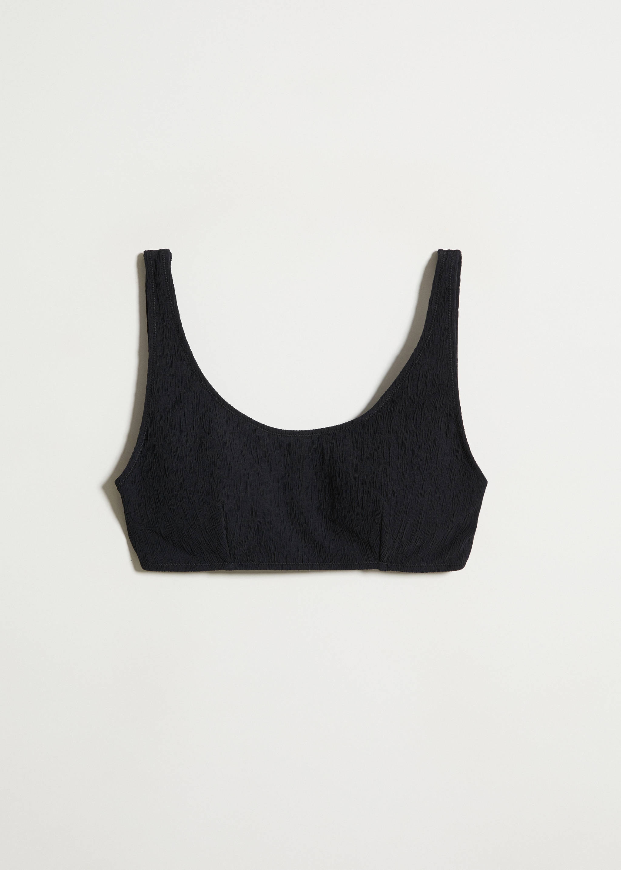 Textured bikini top - Article without model