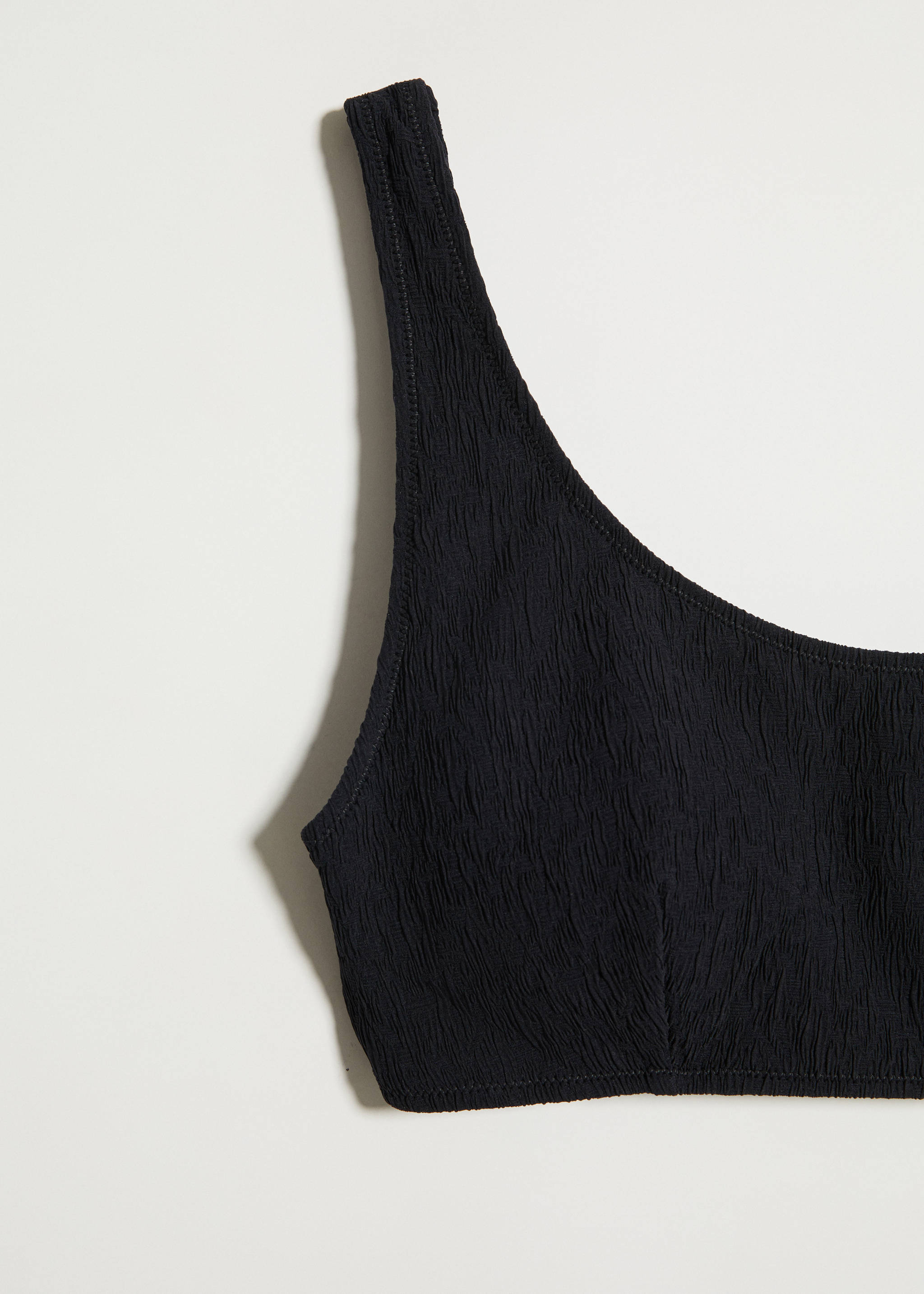 Textured bikini top - Details of the article 8
