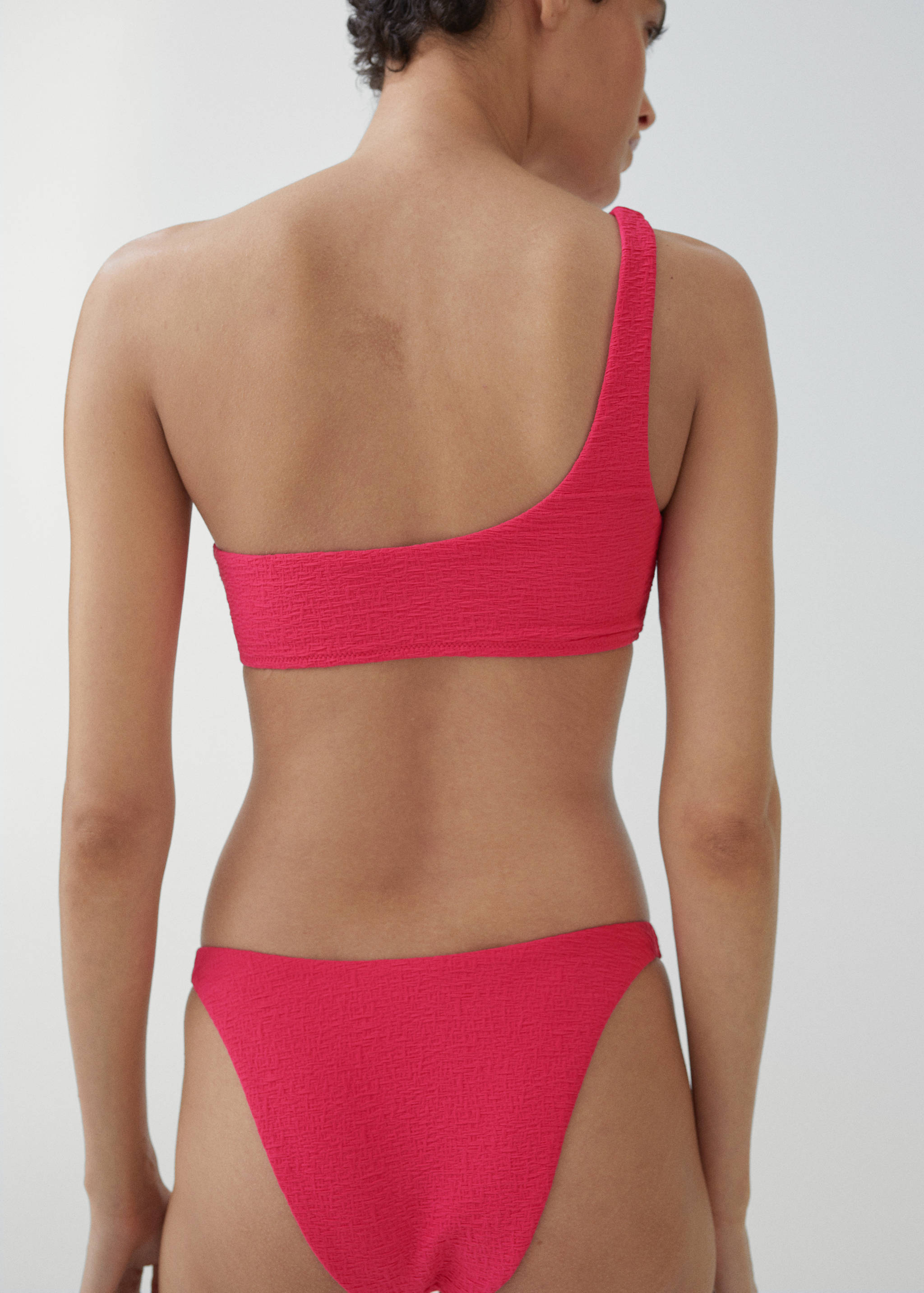 Asymmetrical bikini top - Reverse of the article