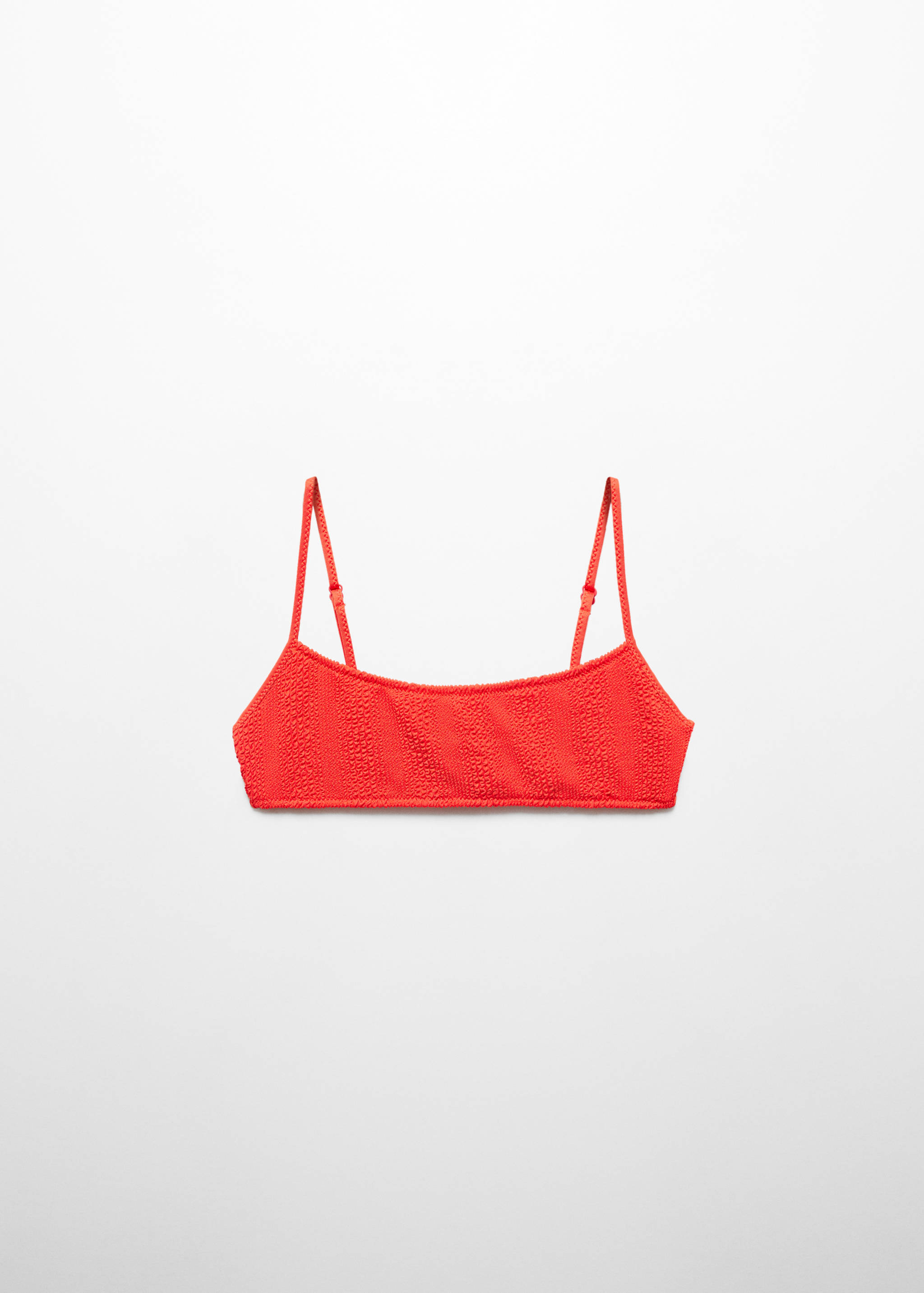 Textured bikini top - Article without model