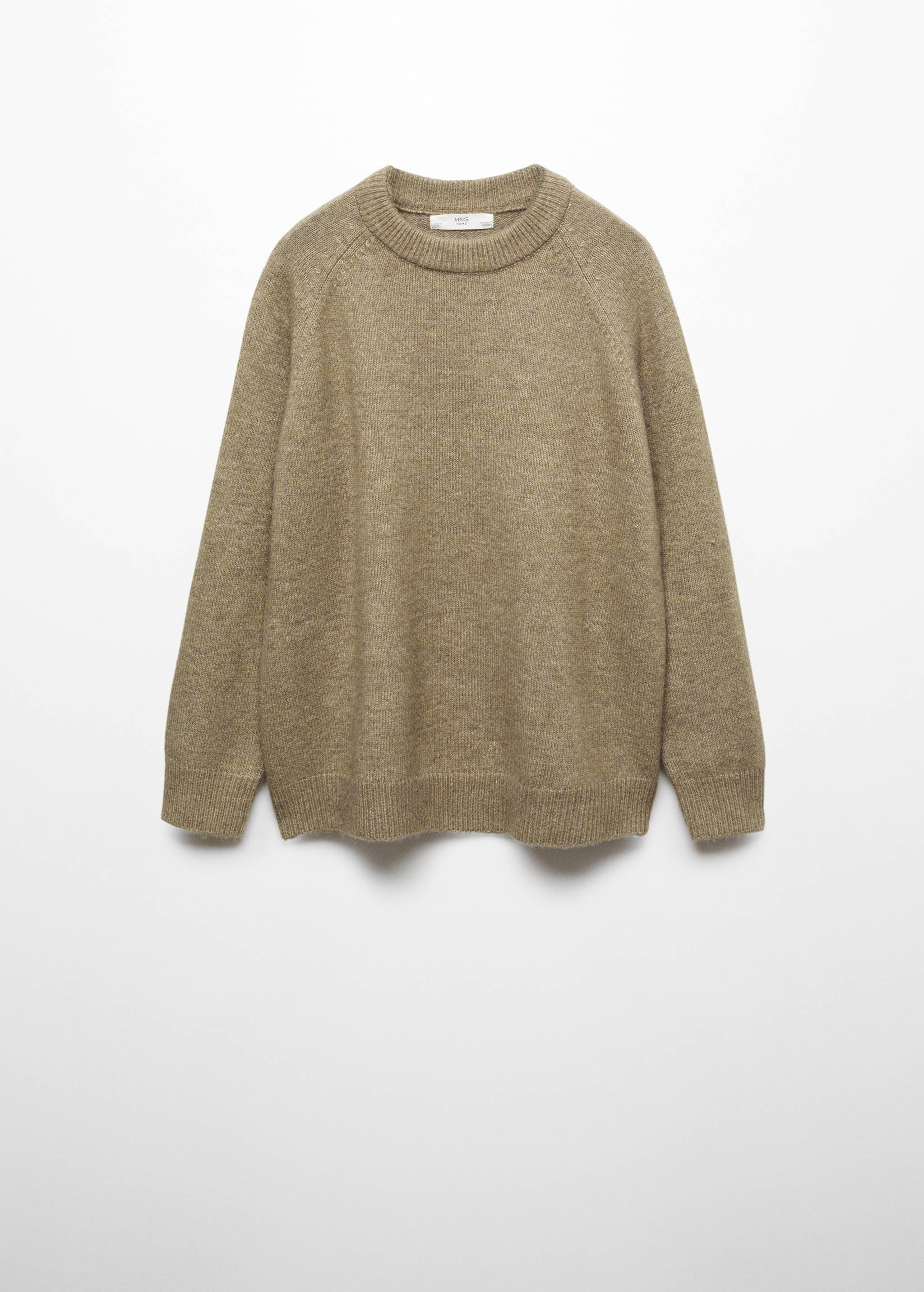 Round-neck knitted sweater - Article without model