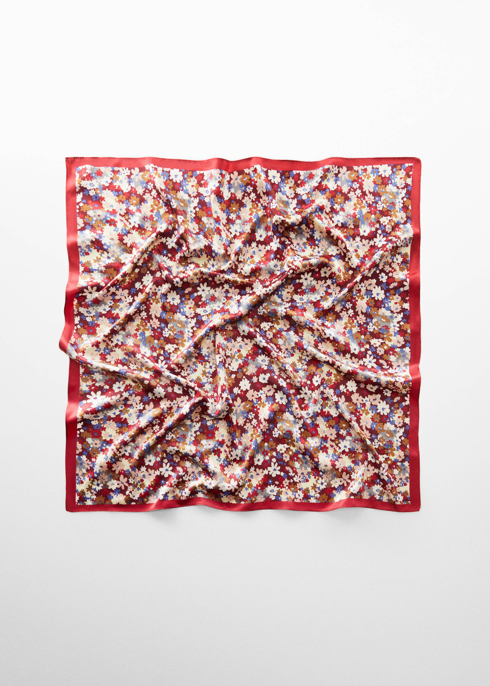 Flowers printed scarf - Article without model