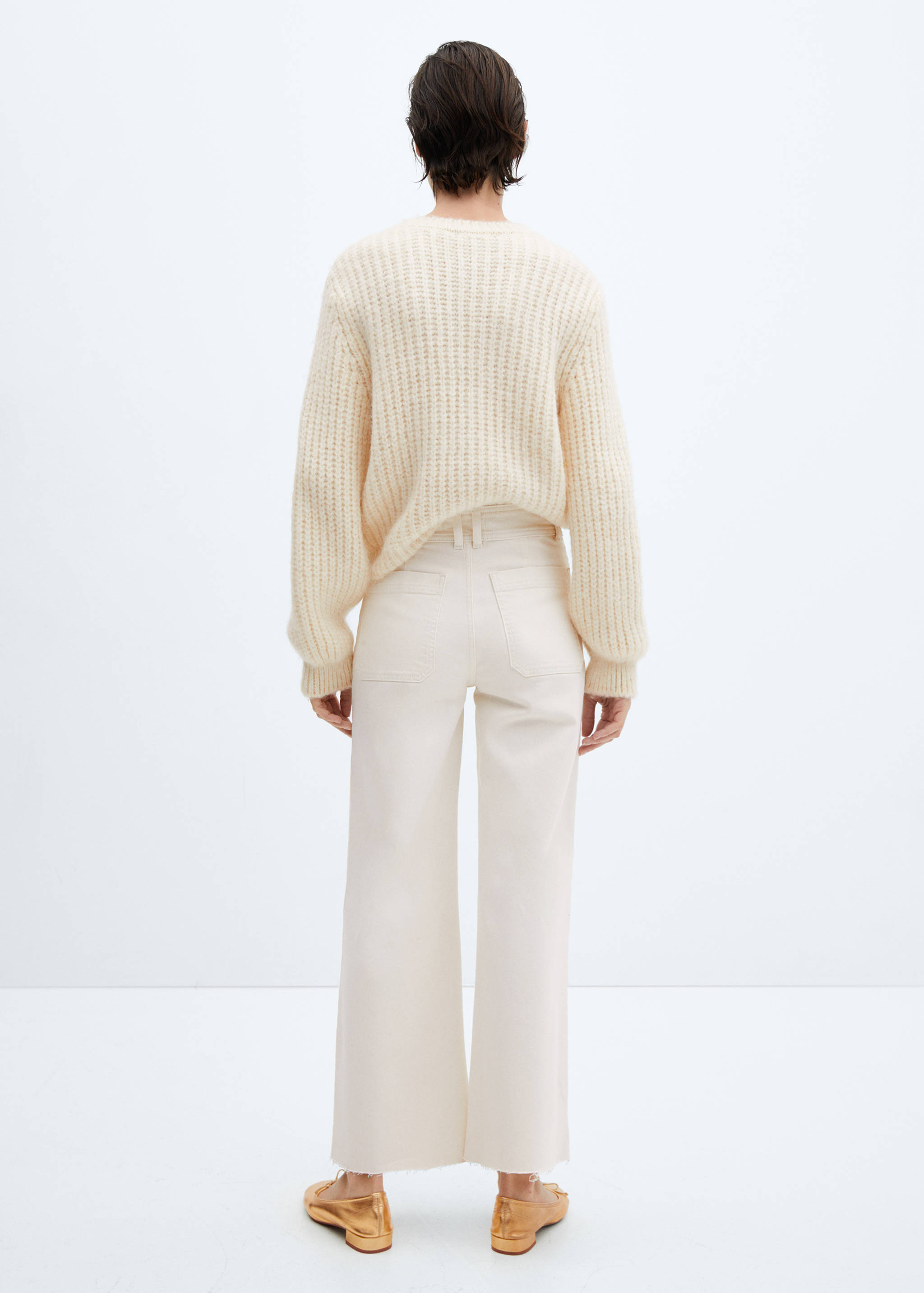 Jean style jupe-culotte Catherin taille haute - Verso de l’article