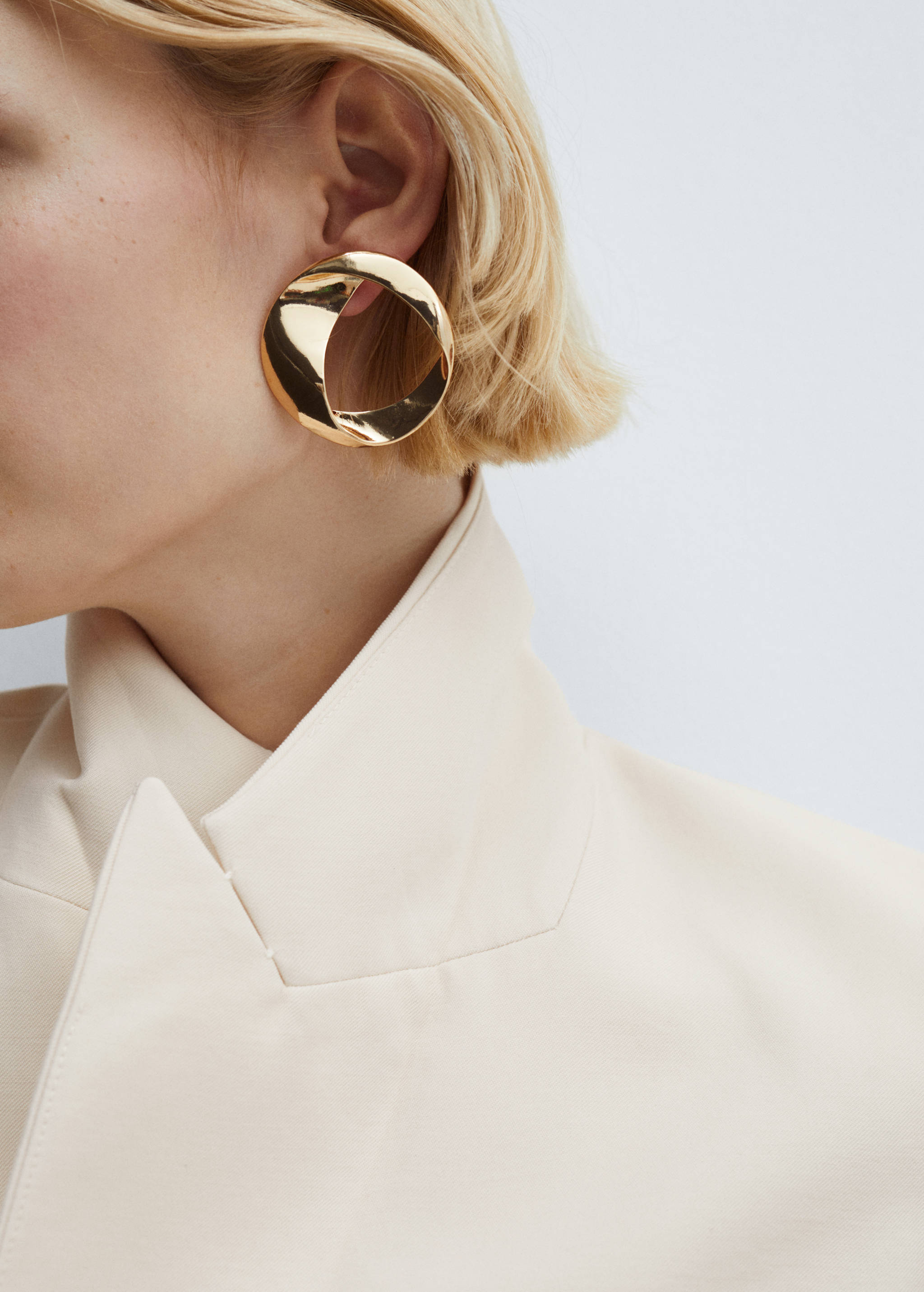 Перекрученные серьги-кольца - Общий план