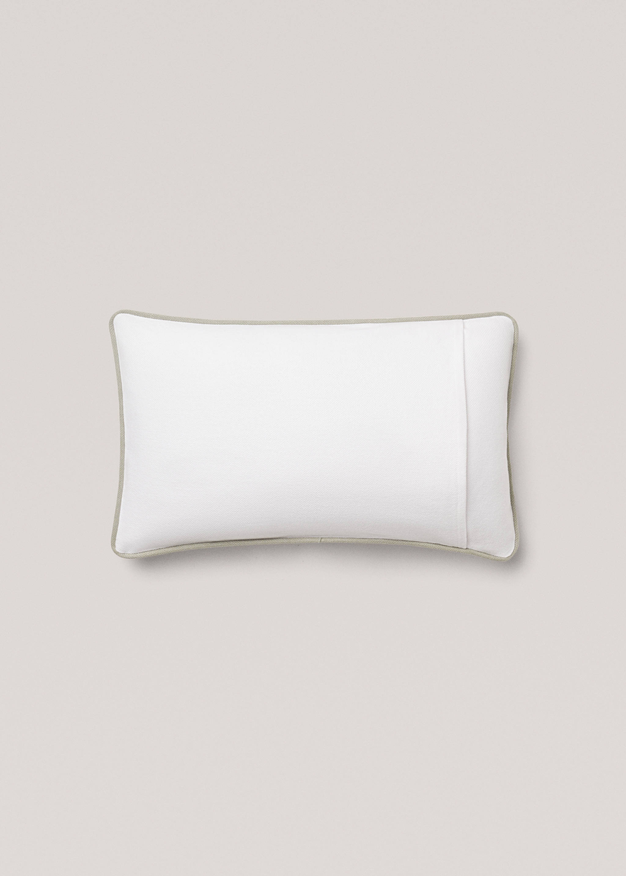 Kissenhülle mit Kontrastborte 30 x 50 cm - Detail des Artikels 1