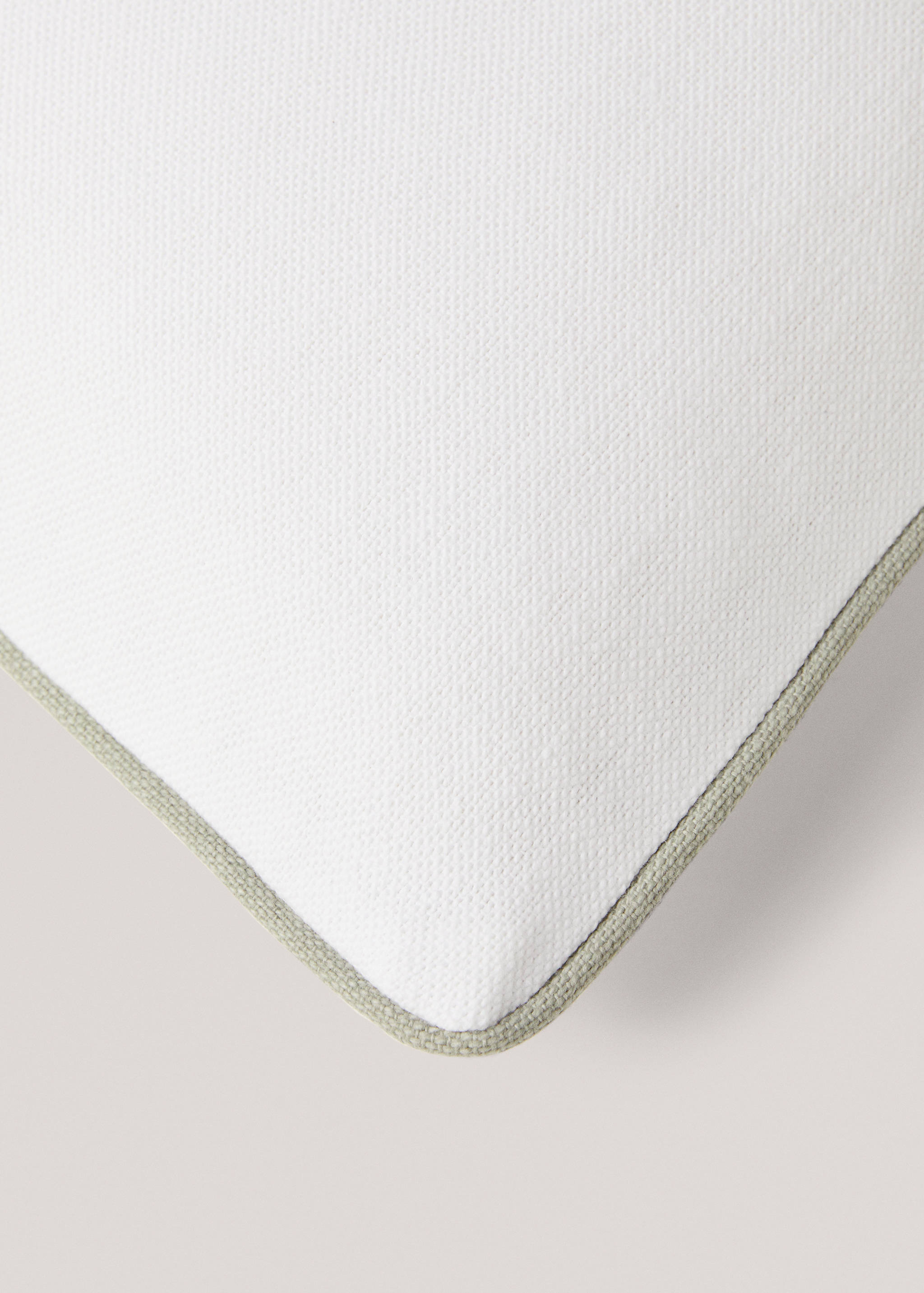 Kissenhülle mit Kontrastborte 30 x 50 cm - Detail des Artikels 3