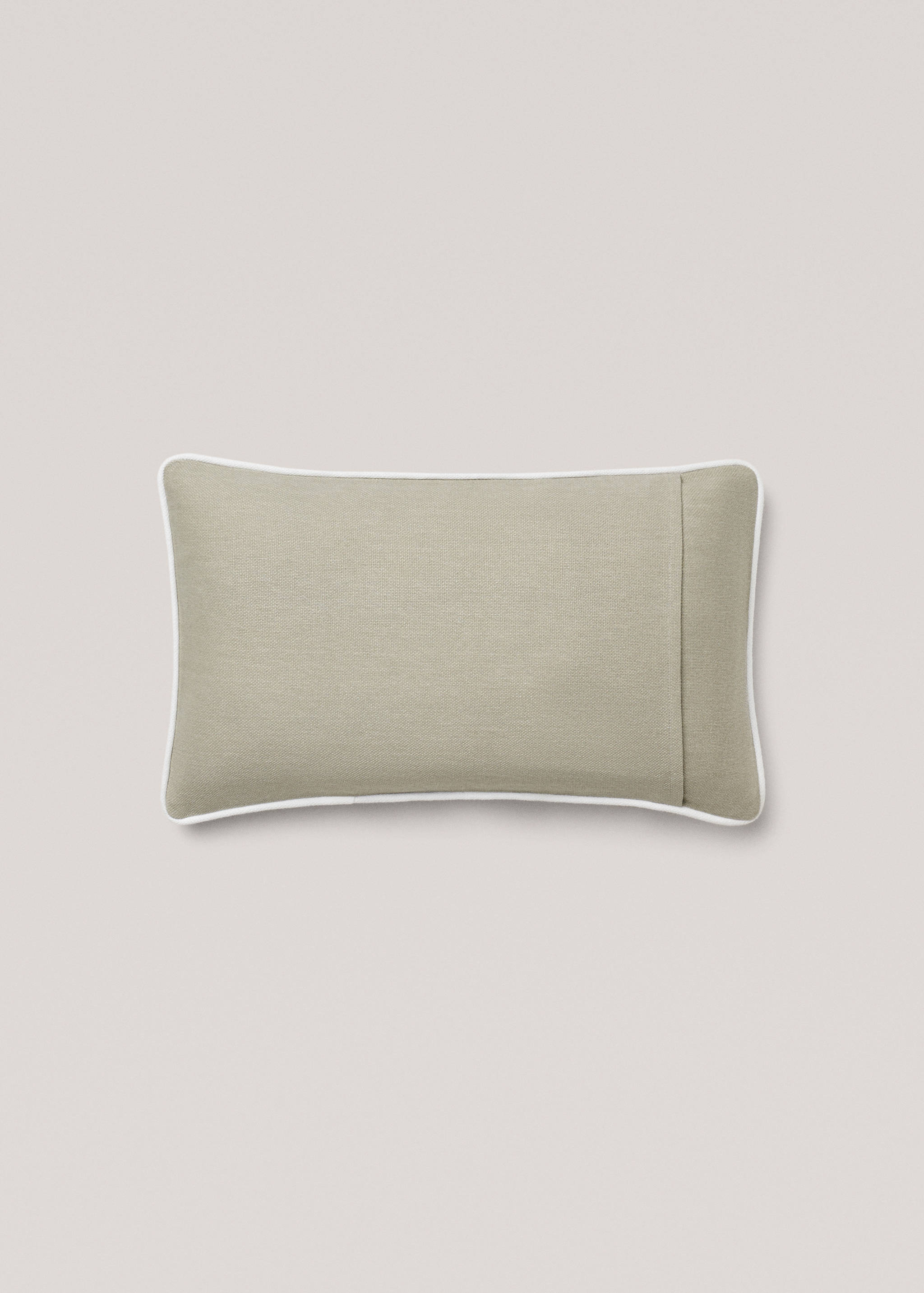 Kissenhülle mit Kontrastborte 30 x 50 cm - Detail des Artikels 1