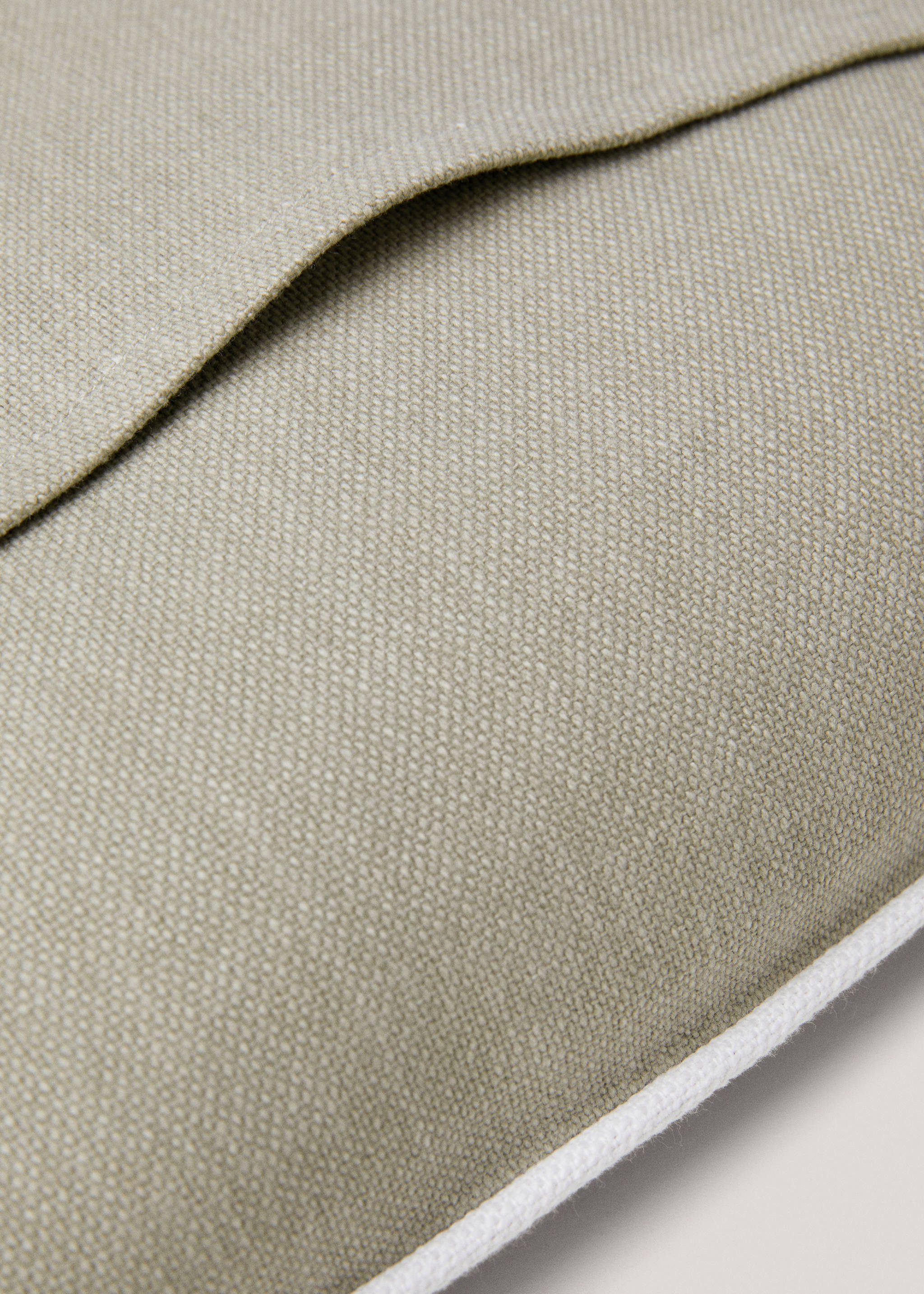 Kissenhülle mit Kontrastborte 30 x 50 cm - Detail des Artikels 2