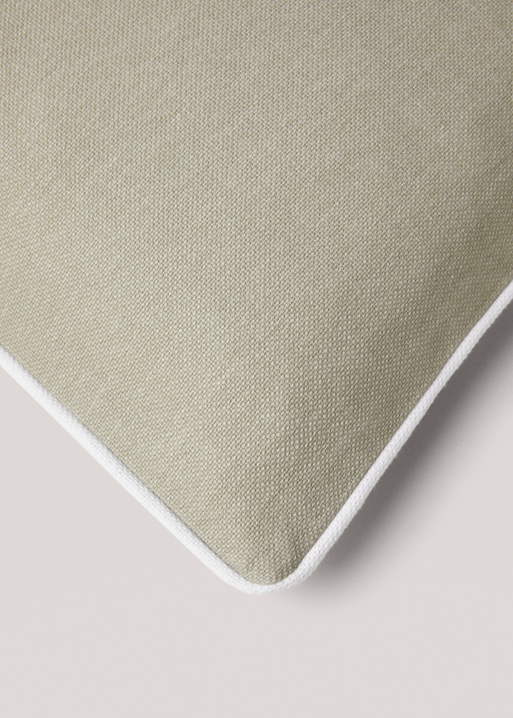 Kissenhülle mit Kontrastborte 30 x 50 cm - Detail des Artikels 3