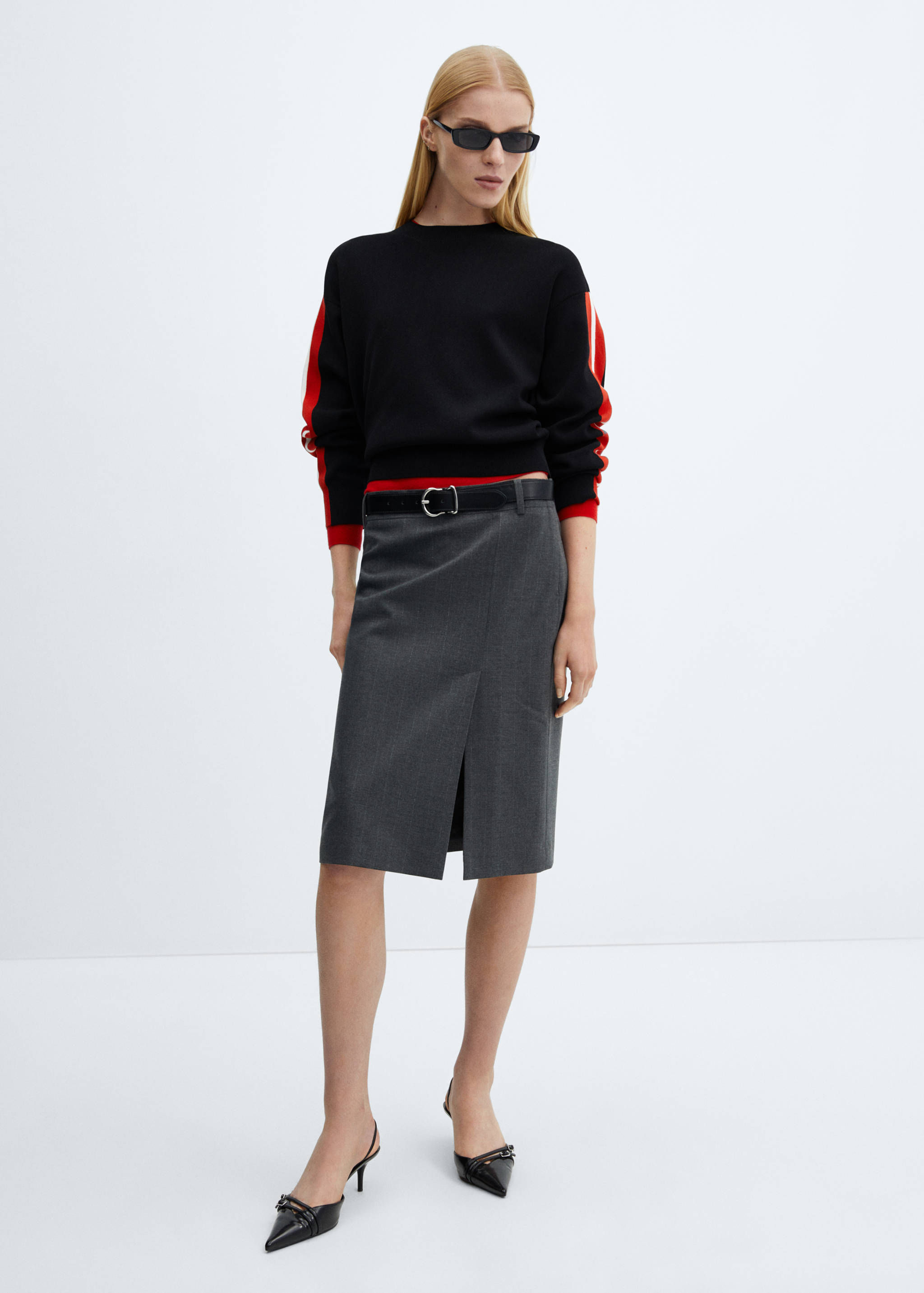 Jersei de punt coll rodó - Pla general