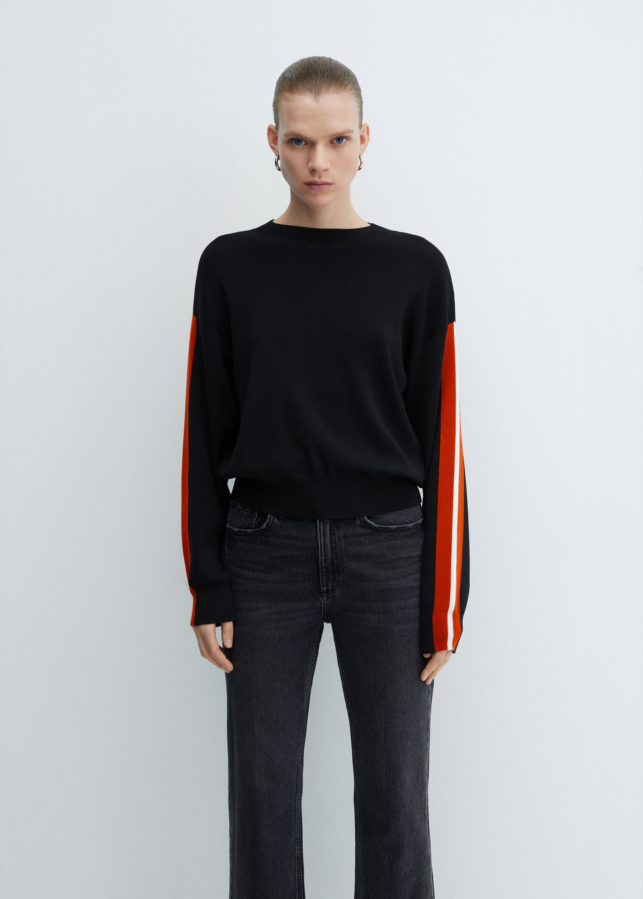 Jersei de punt coll rodó - Pla mig