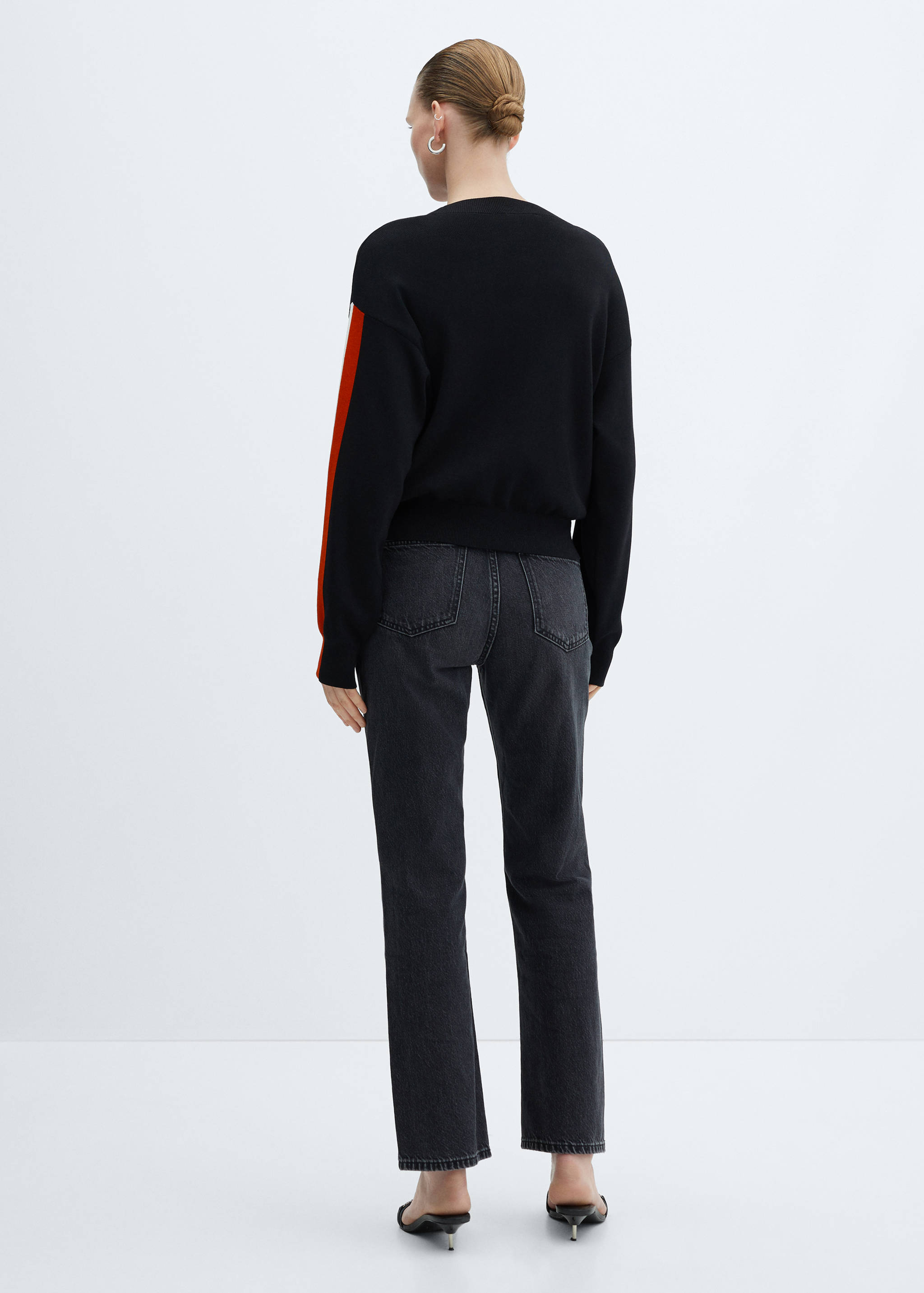 Jersei de punt coll rodó - Revers de l'article