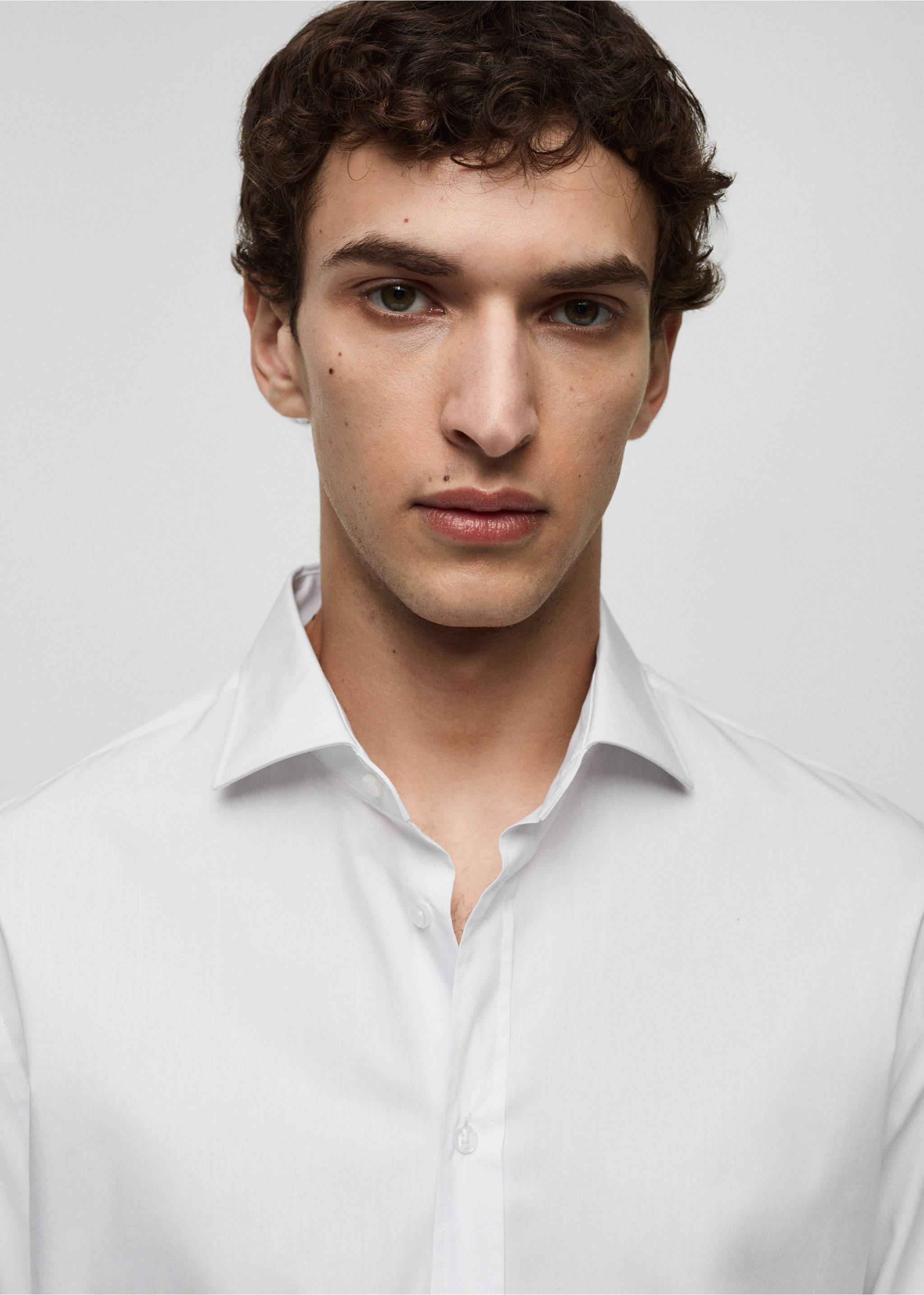 Camisa algodón Coolmax® - Detalle del artículo 1, Blanco. Ref: 67024450-00.