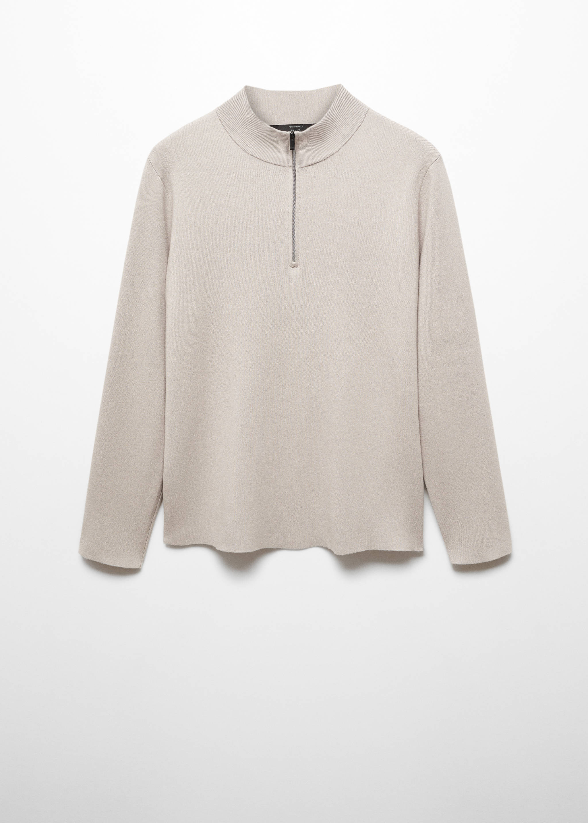 Jersey cuello perkins cremallera - Artículo sin modelo