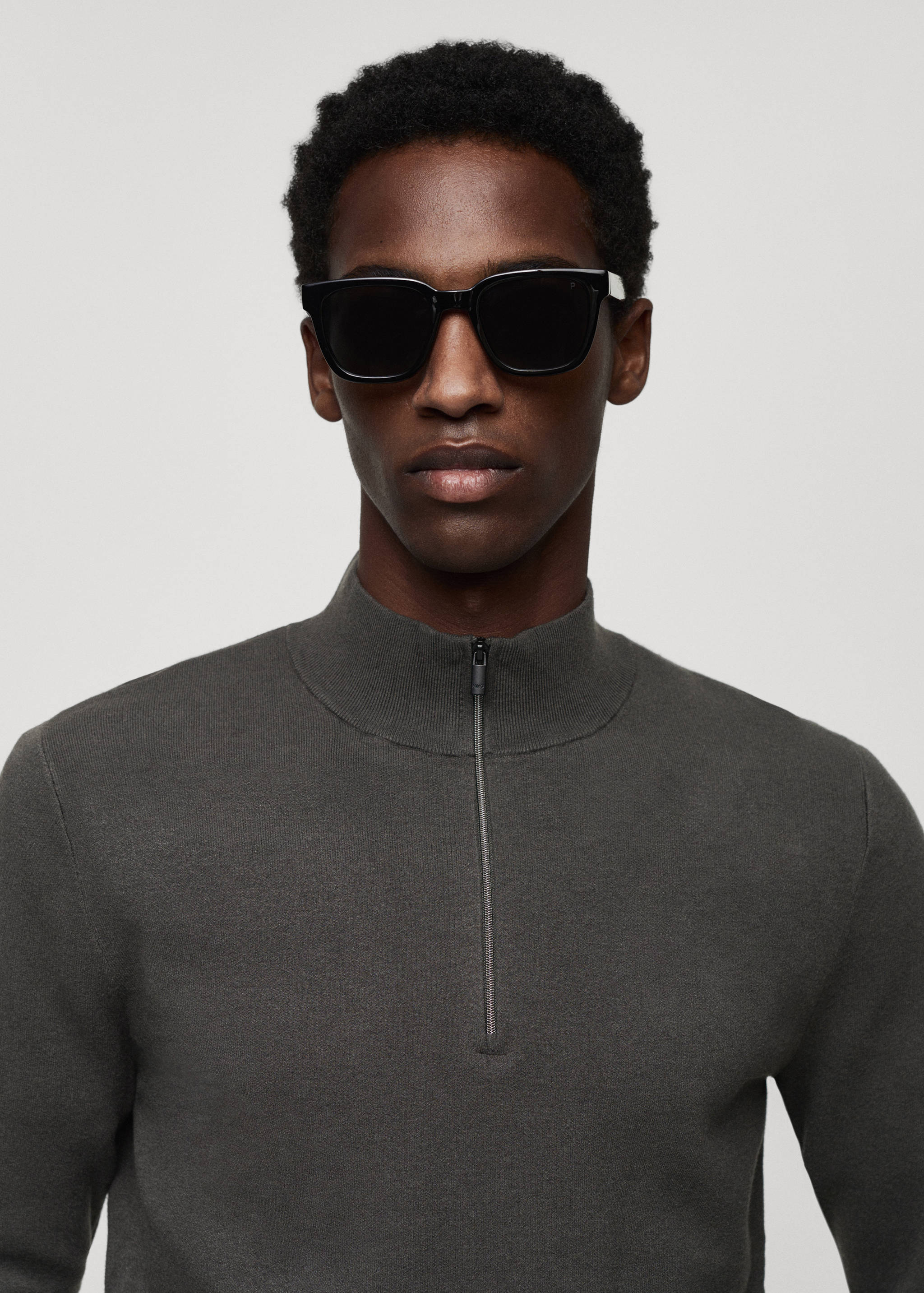 Jersey cuello perkins cremallera - Detalle del artículo 1