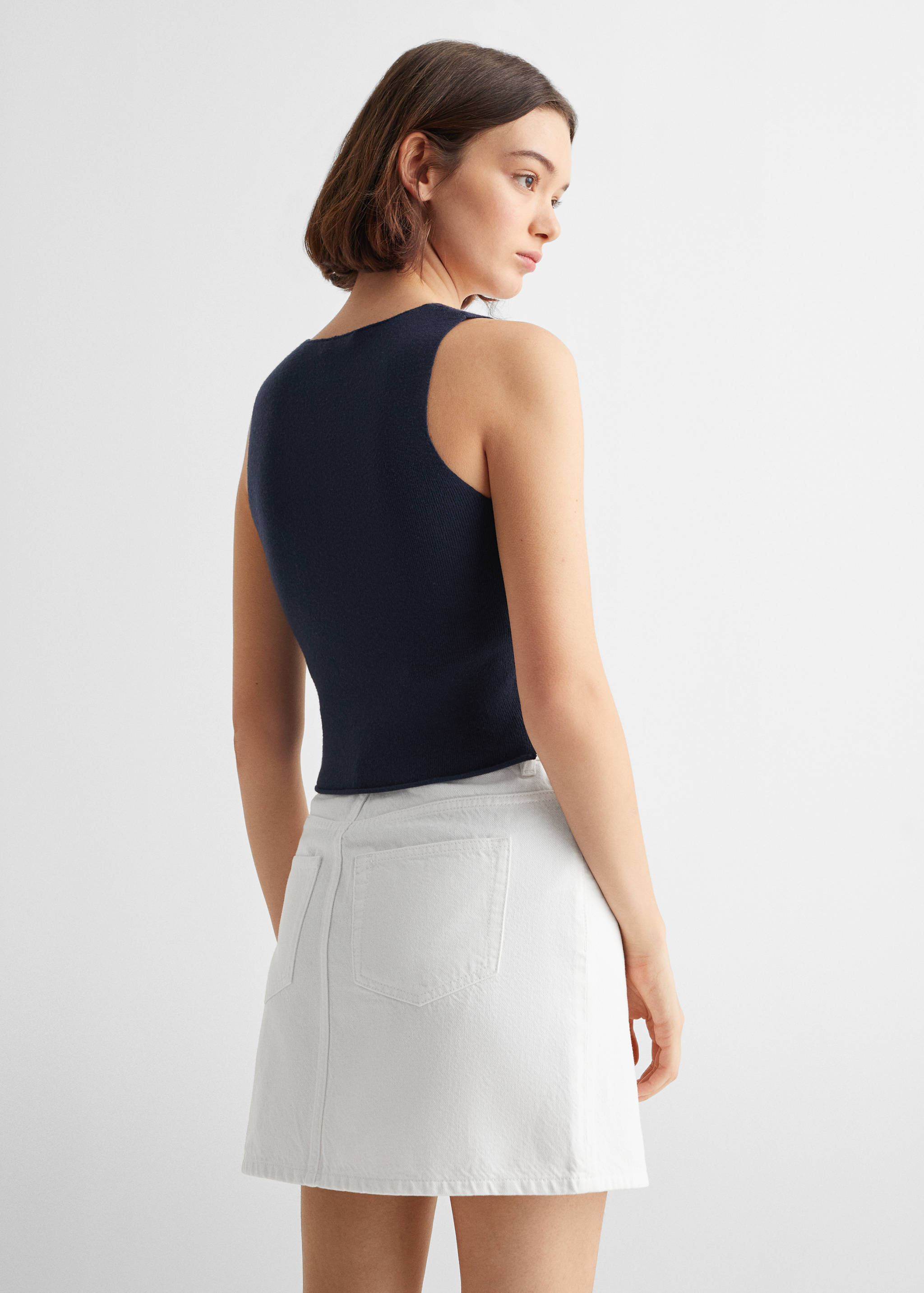 Top maille bretelles - Verso de l’article