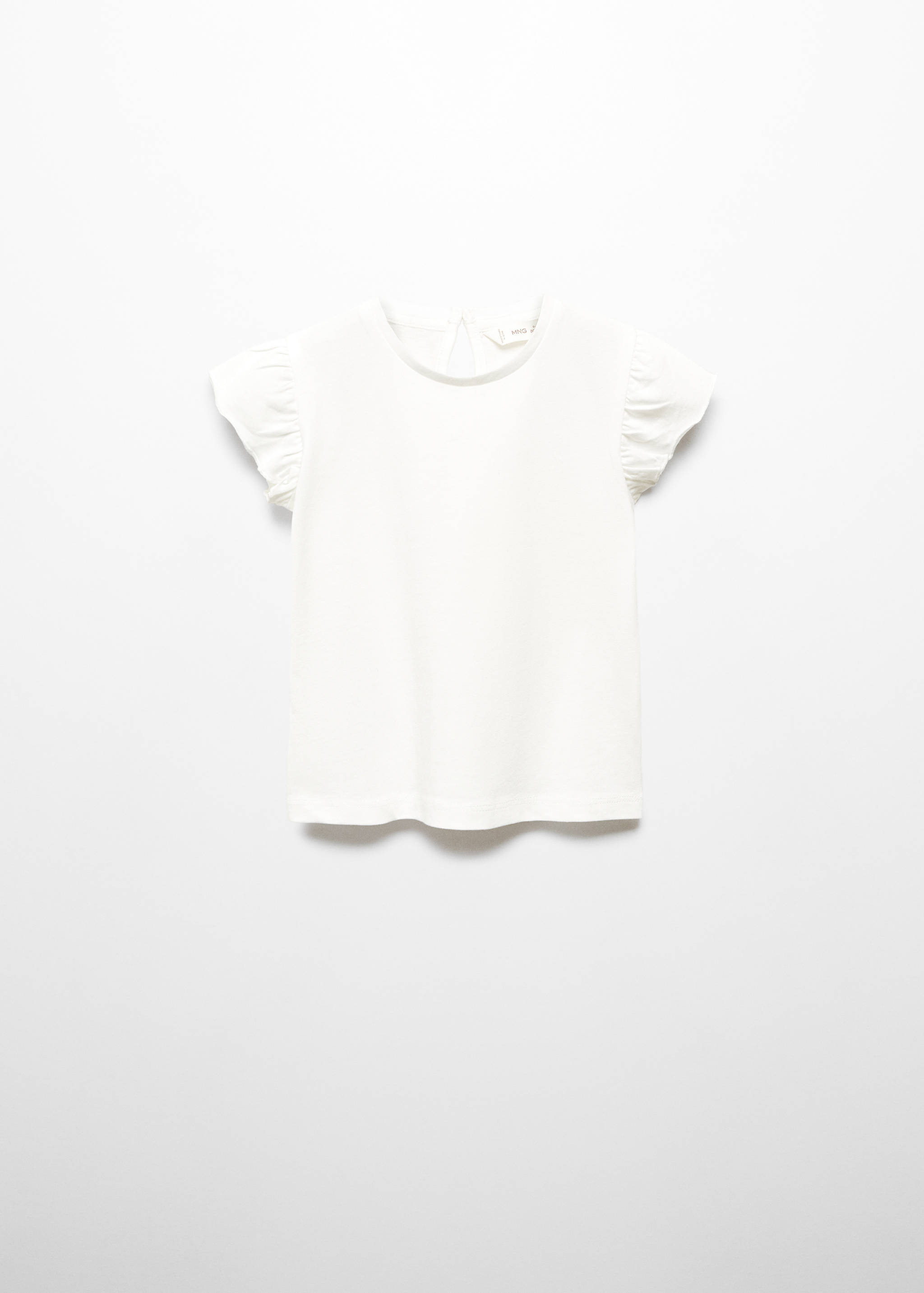 Frills cotton t-shirt - Article without model