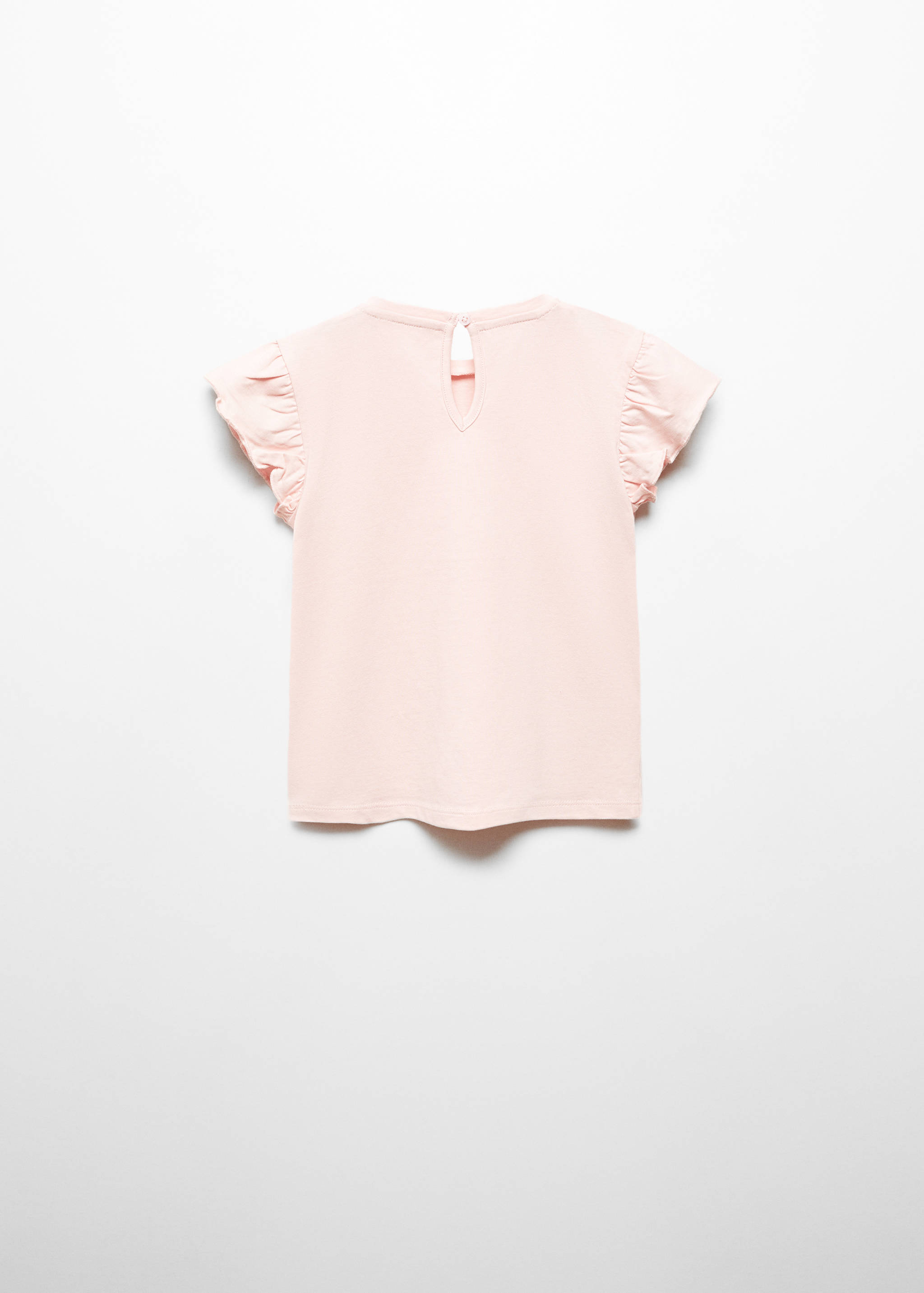 Frills cotton t-shirt - Reverse of the article