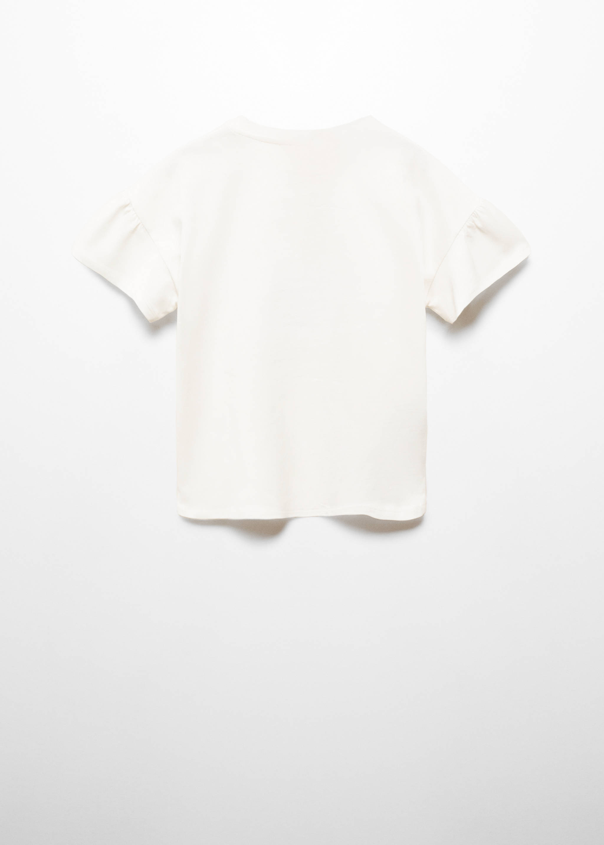 Embroidered details print t-shirt - Versi terbalik dari barang