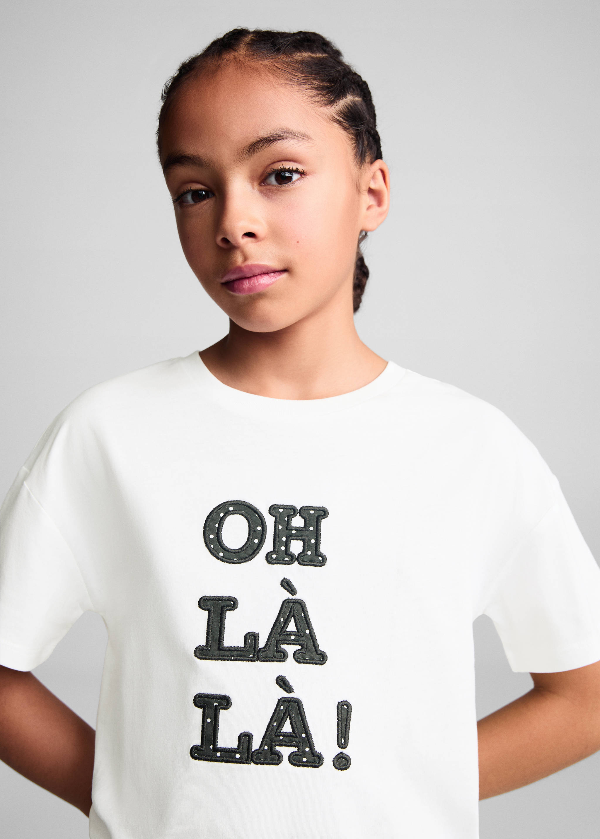 Camiseta mensaje bordado - Detalle del artículo 1
