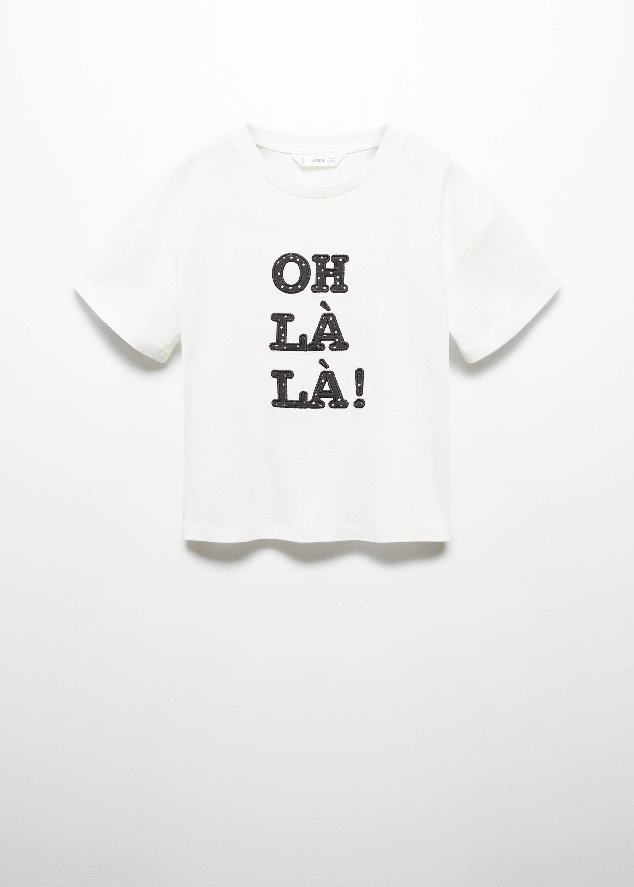 Camiseta mensaje bordado - Artículo sin modelo