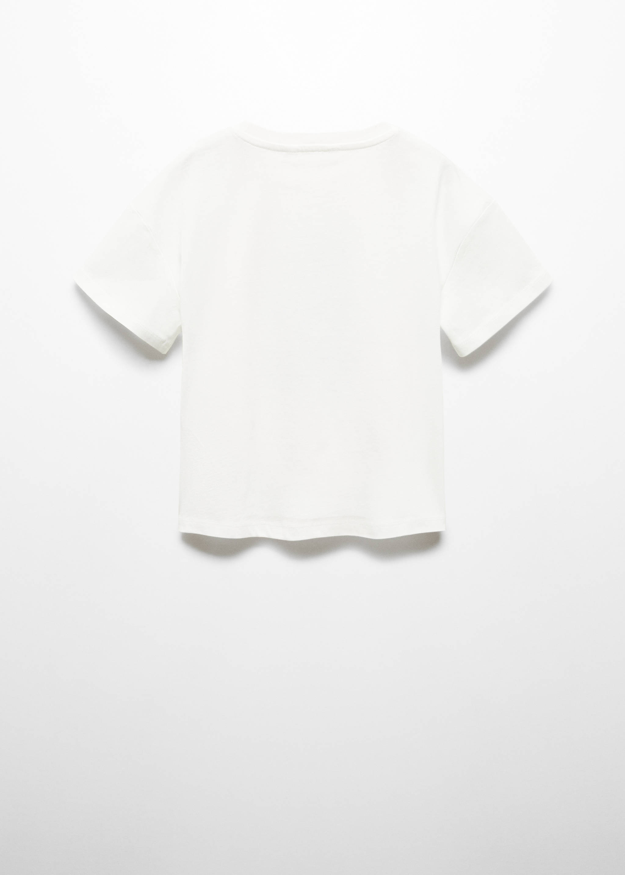 Camiseta mensaje bordado - Reverso del artículo