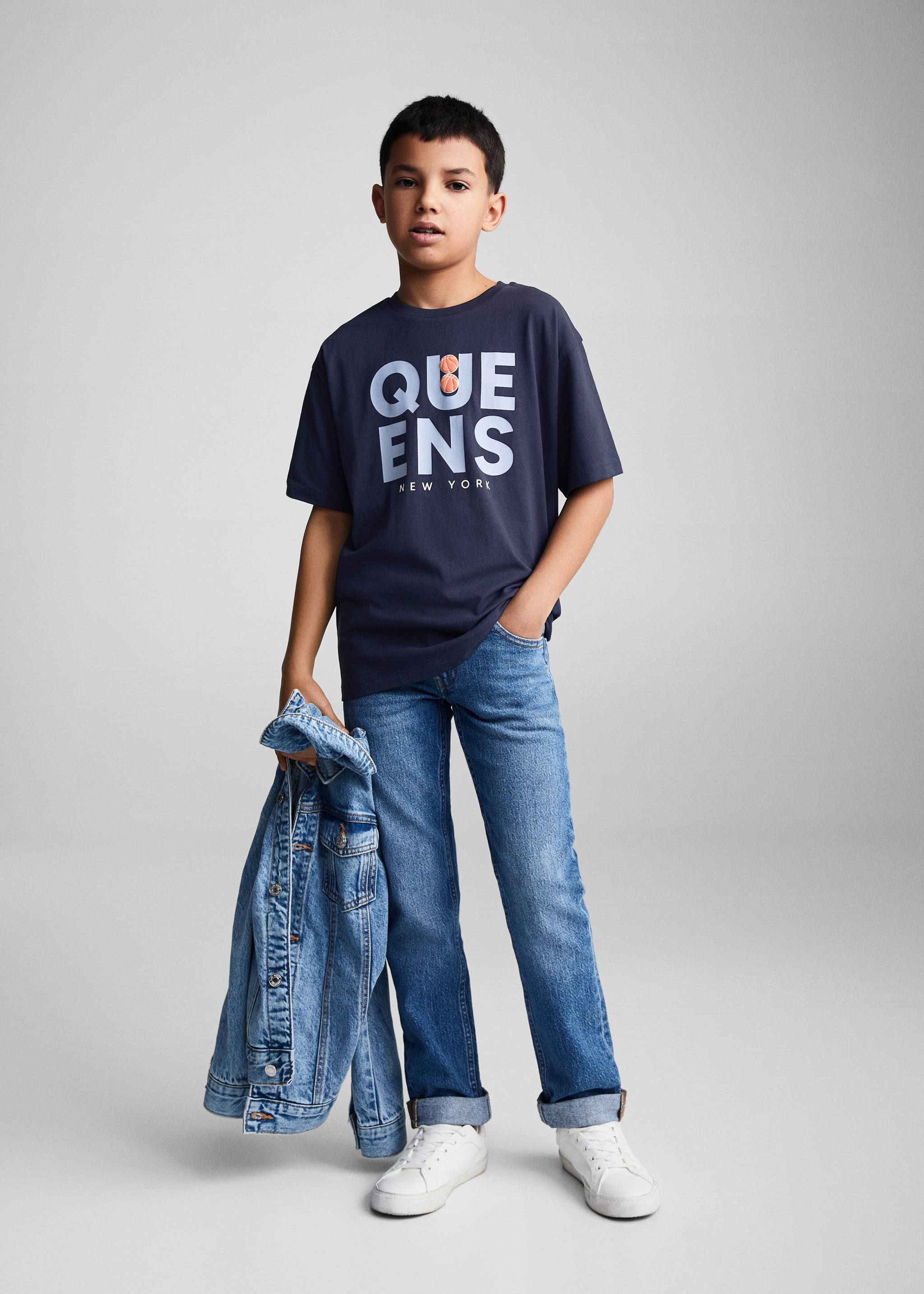 T-shirt message imprimé - Plan général