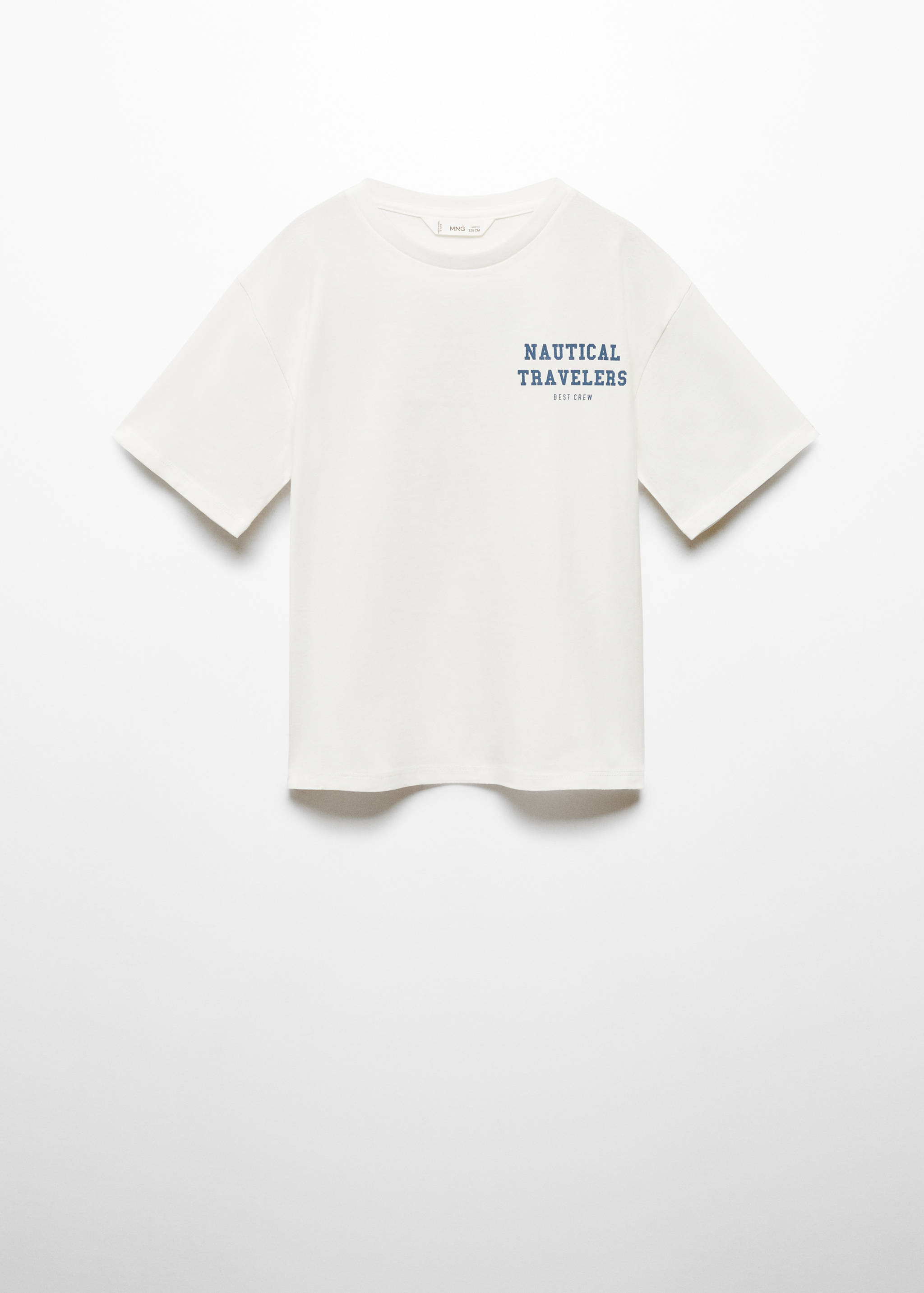 T-shirt message imprimé - Article sans modèle
