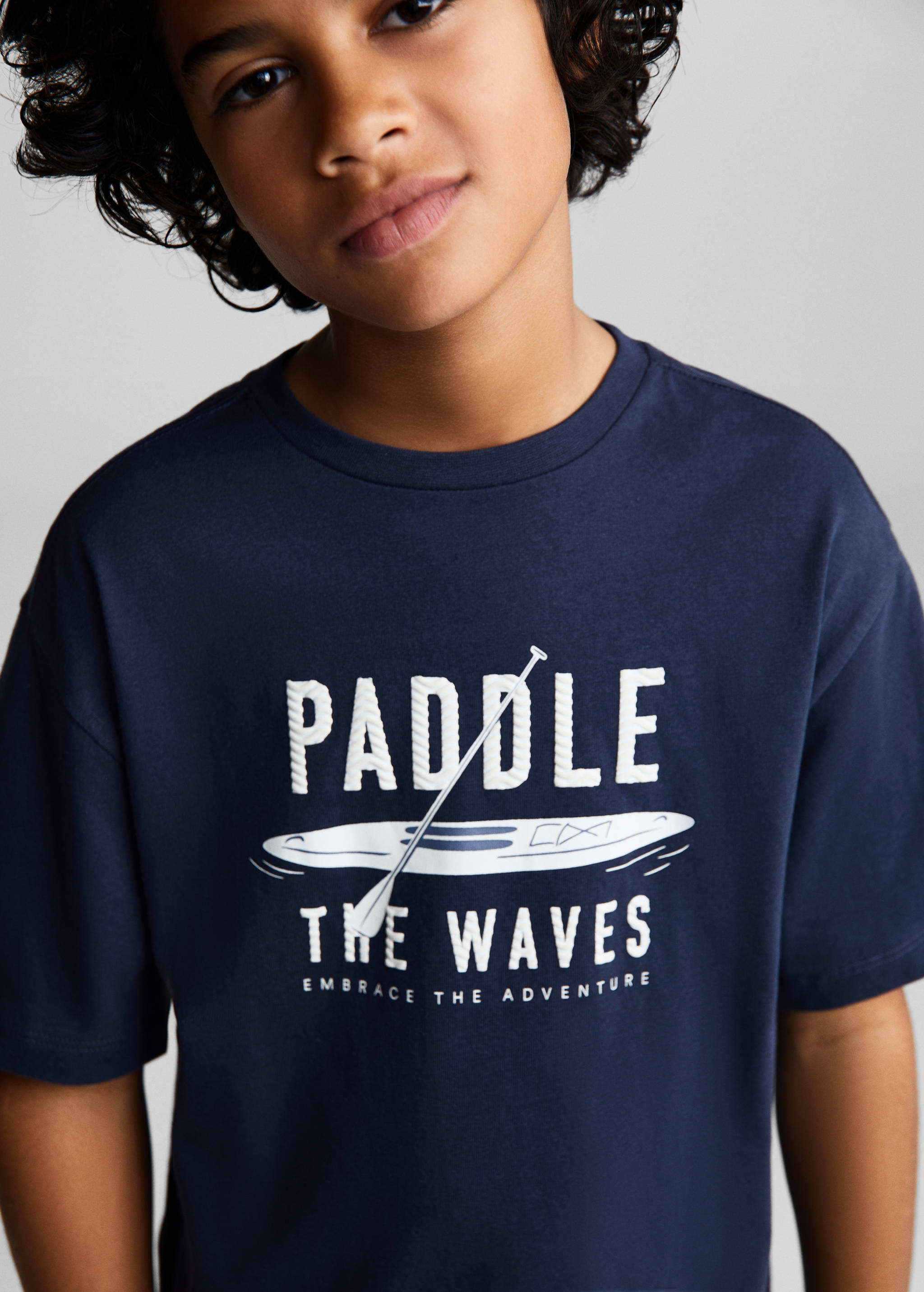 Camiseta mensaje estampado - Detalle del artículo 1