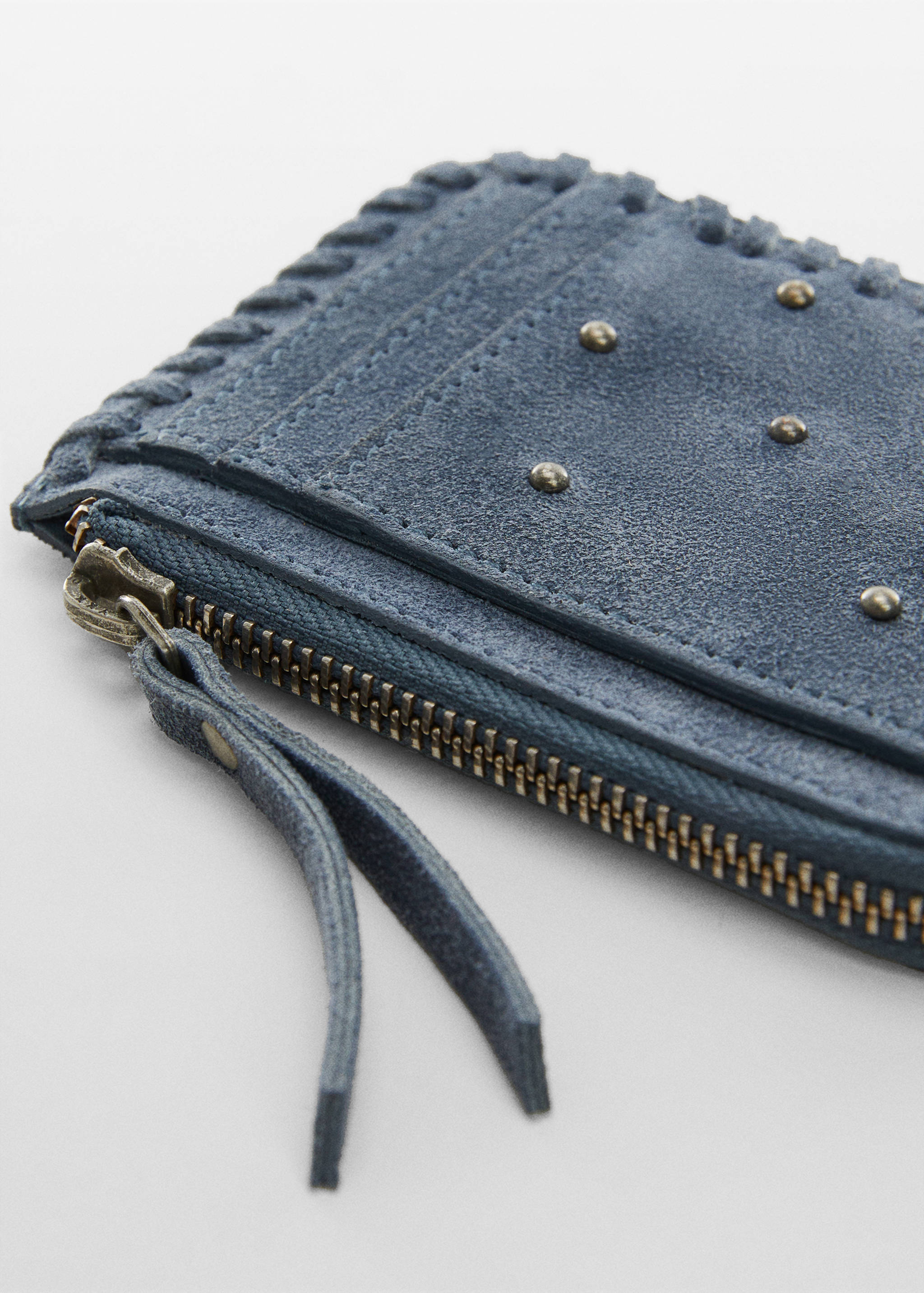 Nietenverzierte Leder-Geldbörse - Detail des Artikels 1